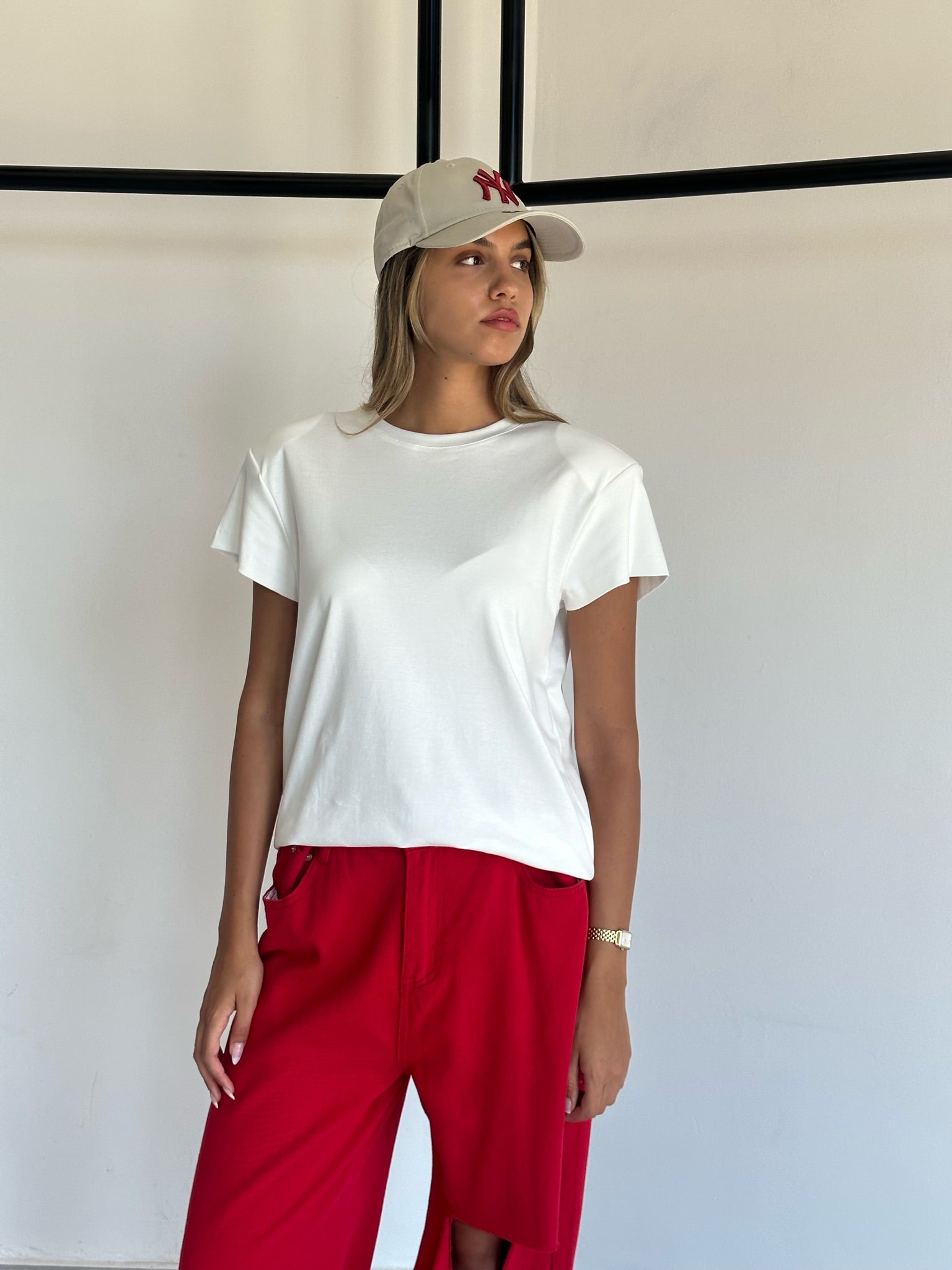 חולצת ליבי לבן