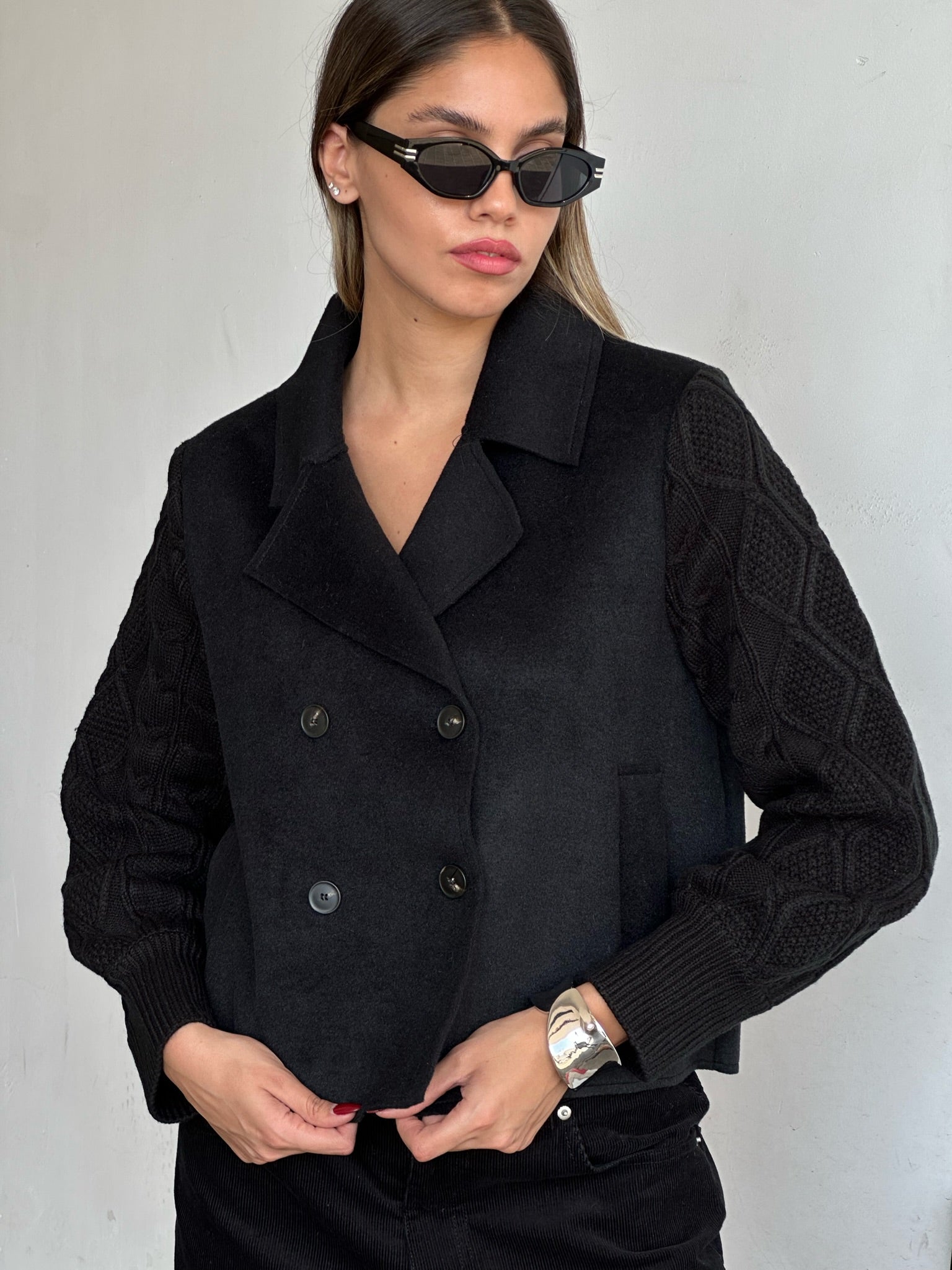 מעיל בר שחור