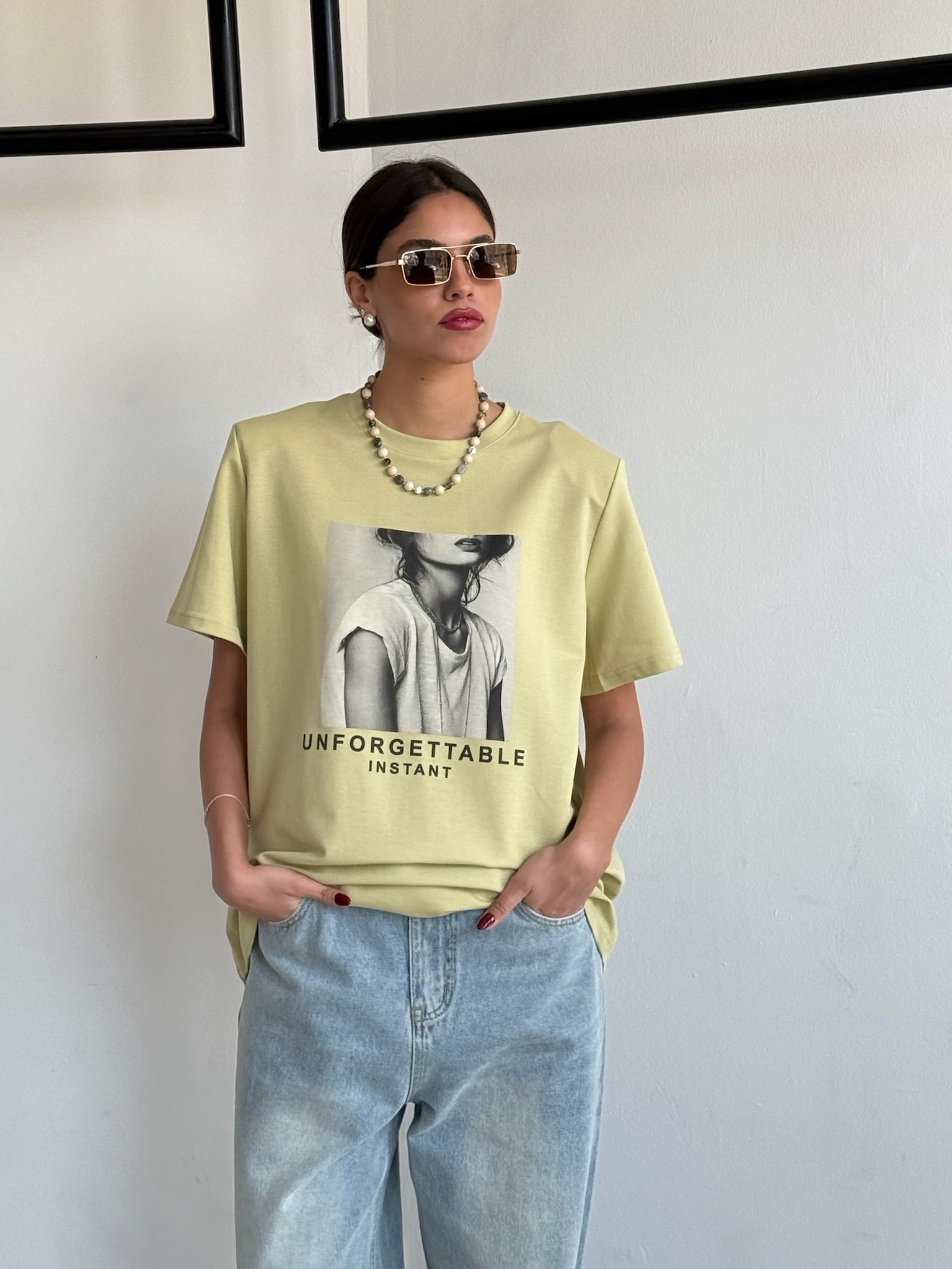 חולצת אבישג צהוב