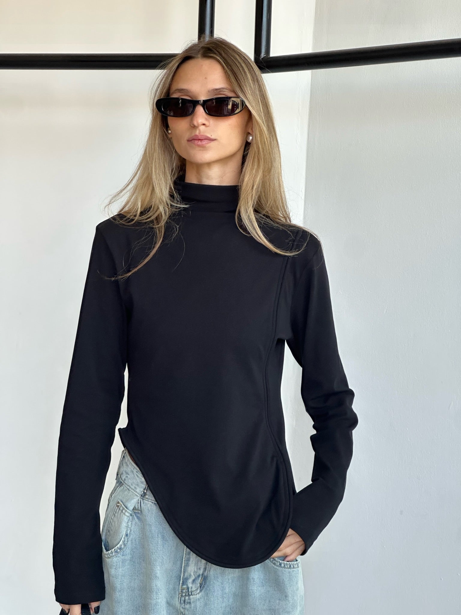 חולצת אביאור שחור