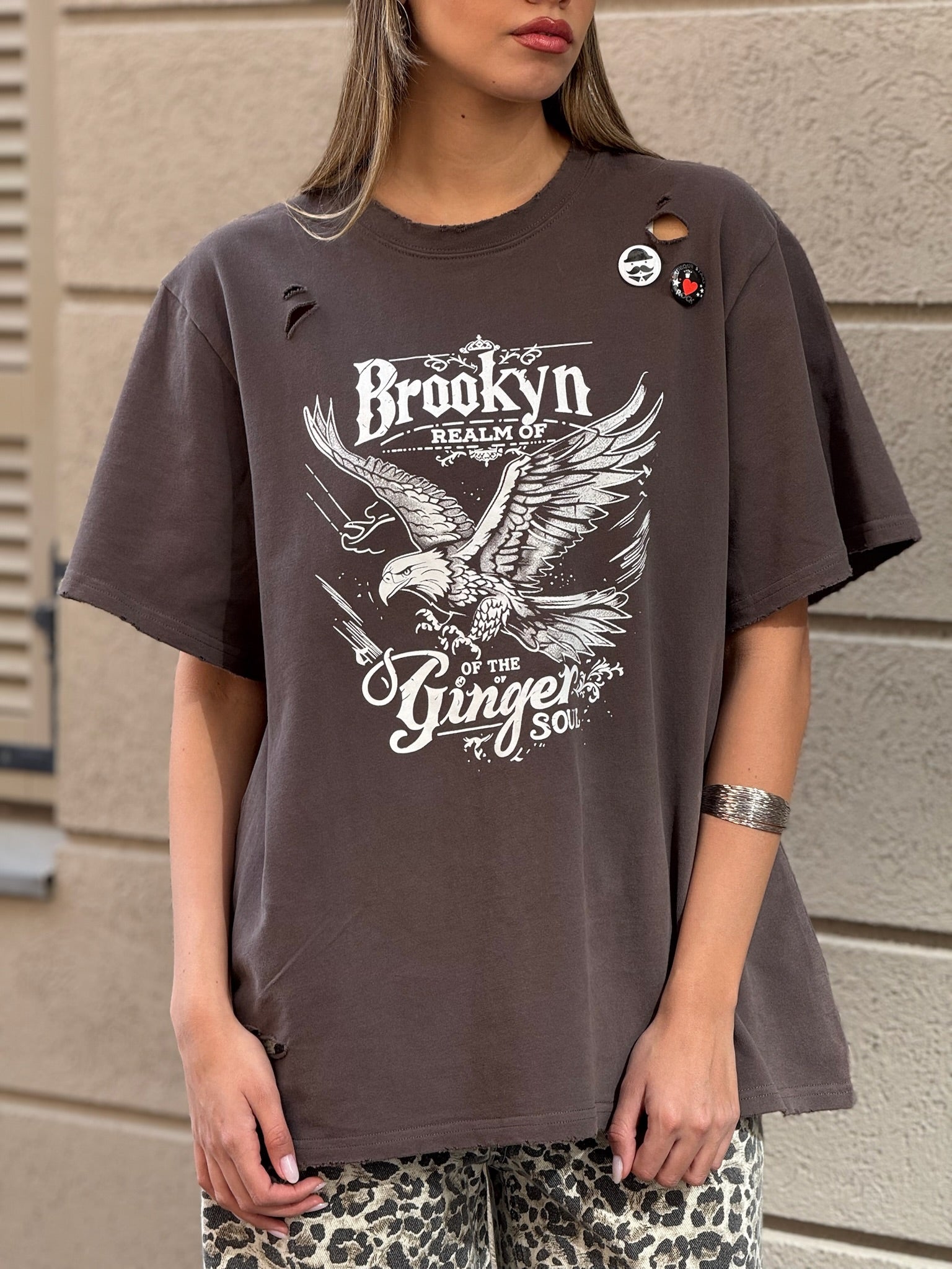 חולצת רוקסן חום