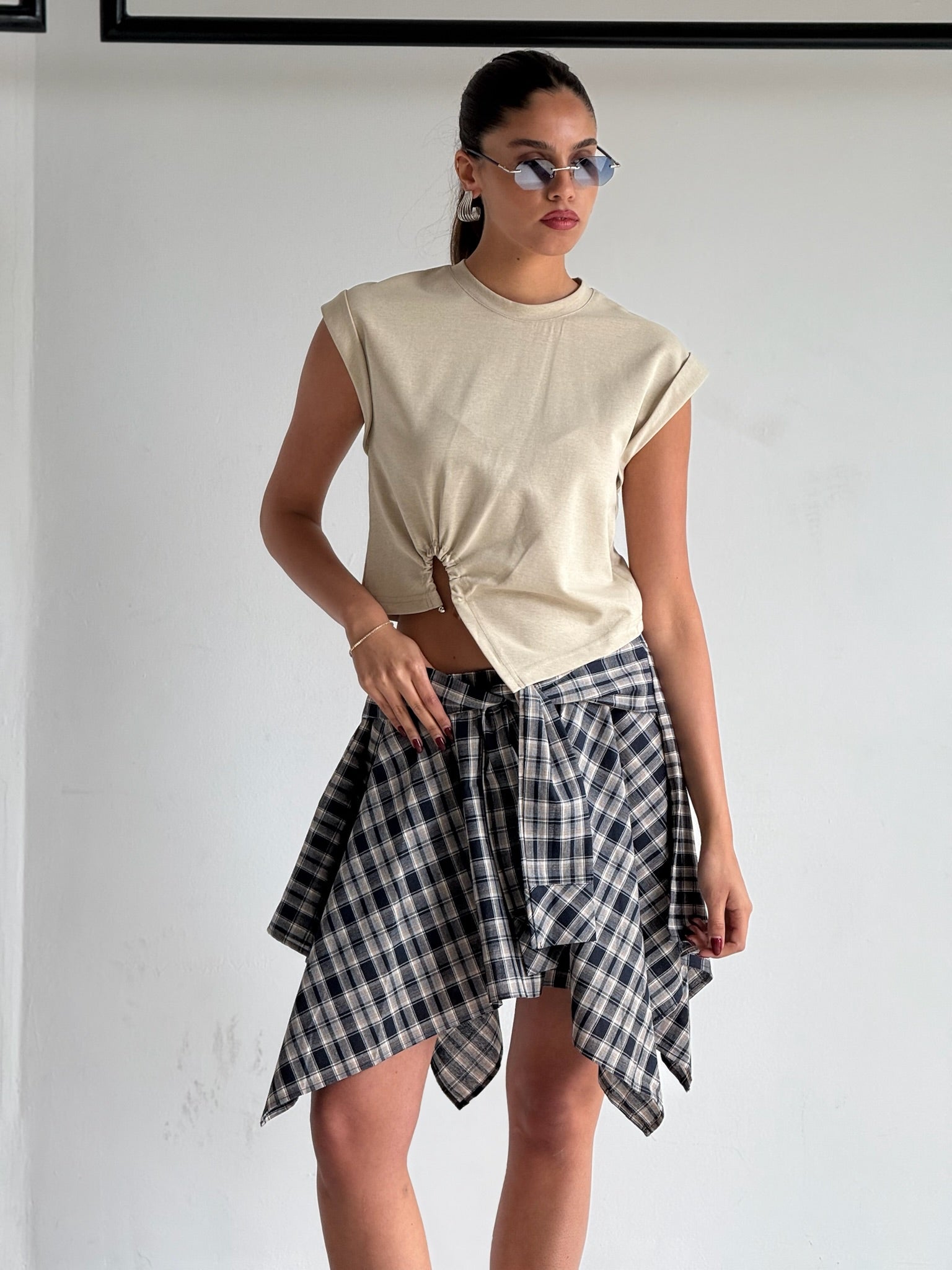 חצאית פרנקי כחול