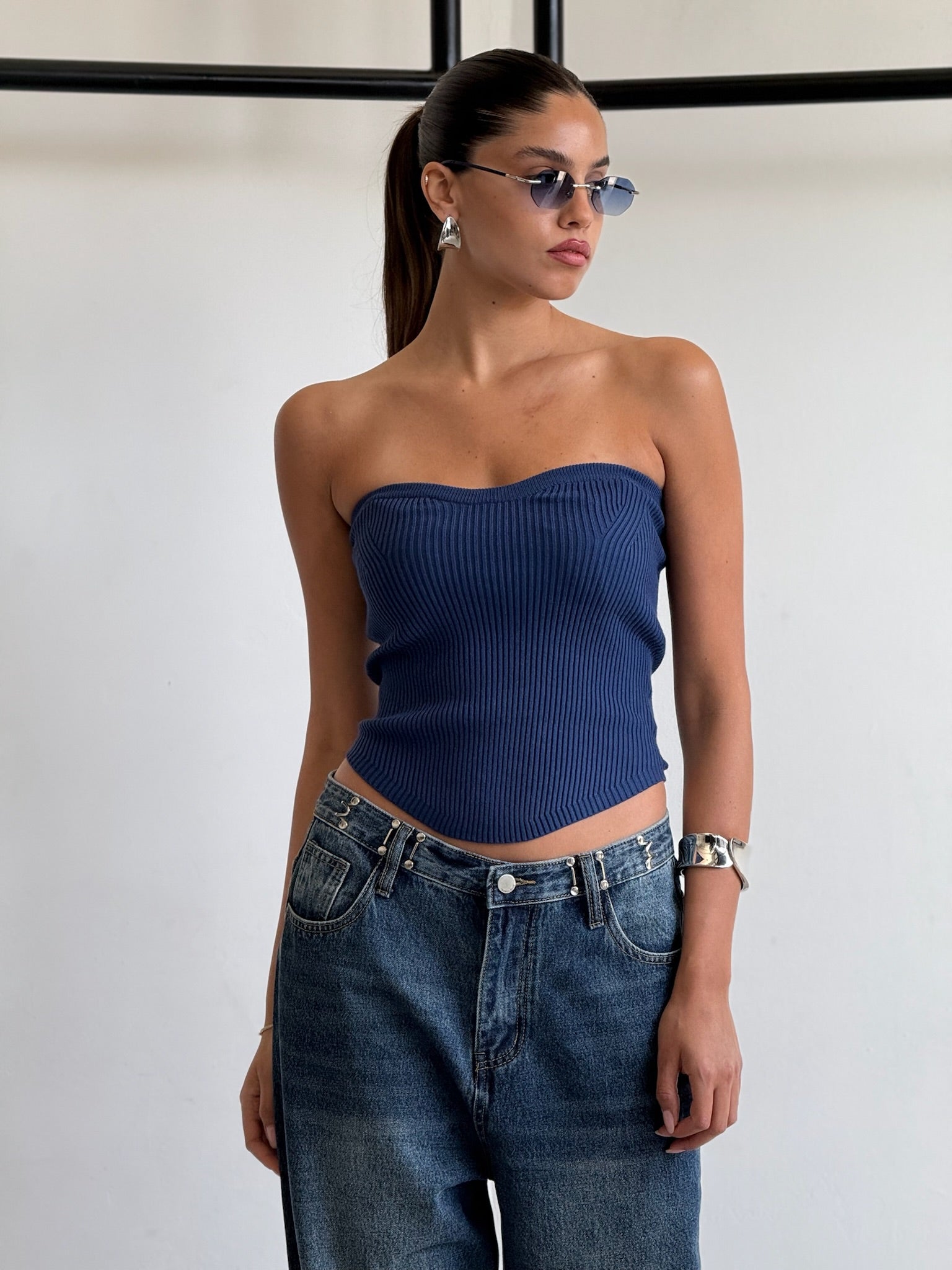 סטרפלס זואי כחול