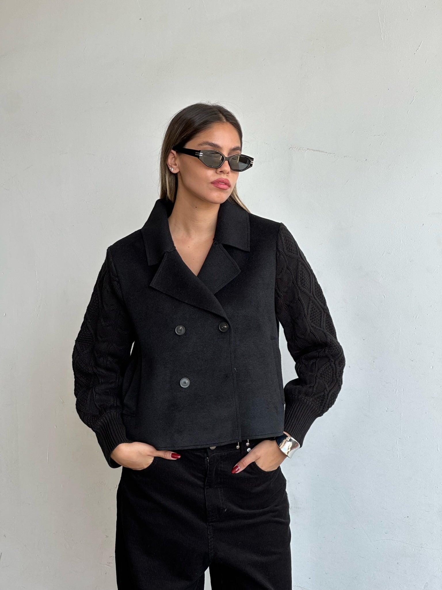 מעיל בר שחור