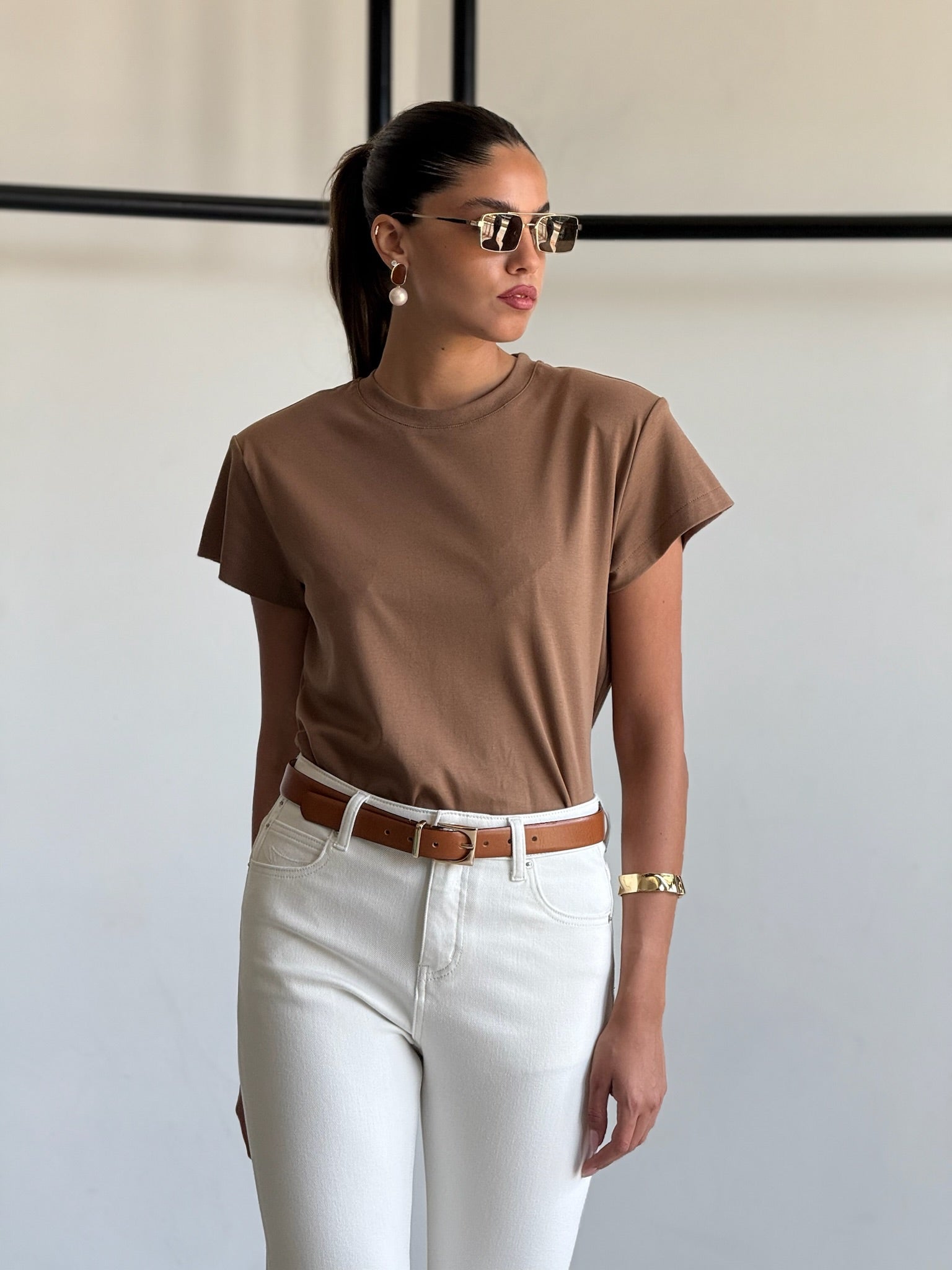 חולצת ליבי חום