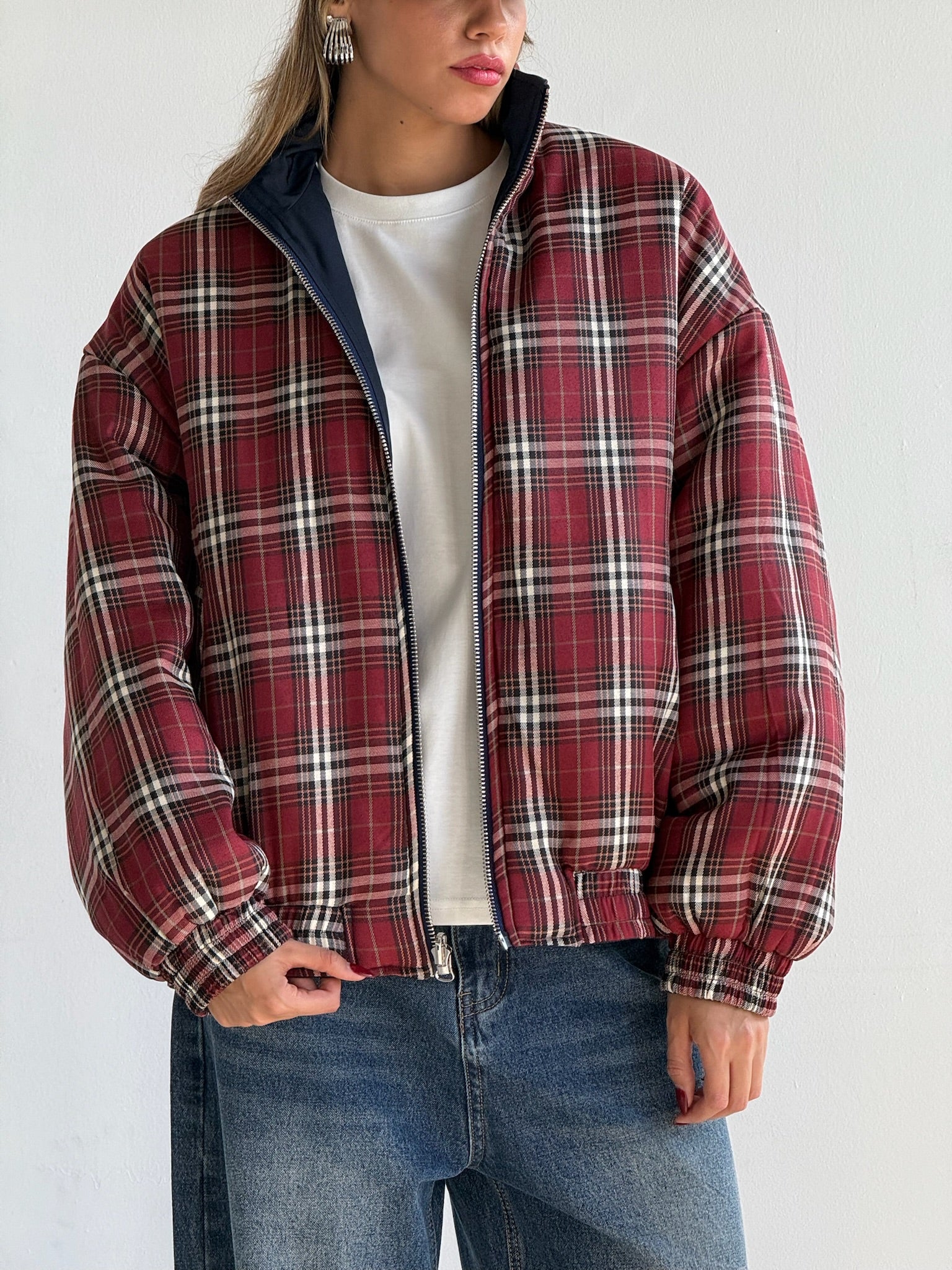 מעיל קומו כחול