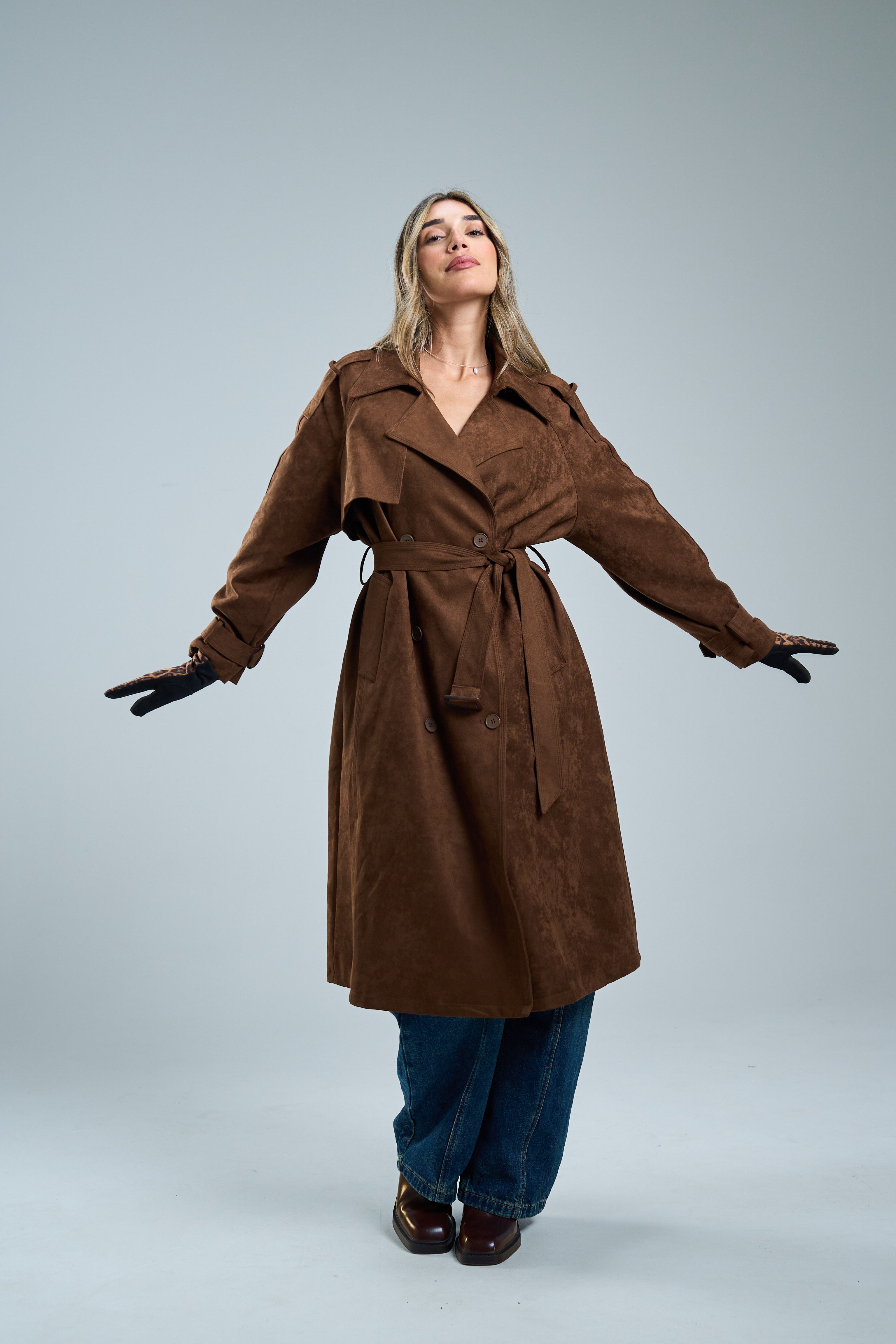 מעיל ניק זמש חום