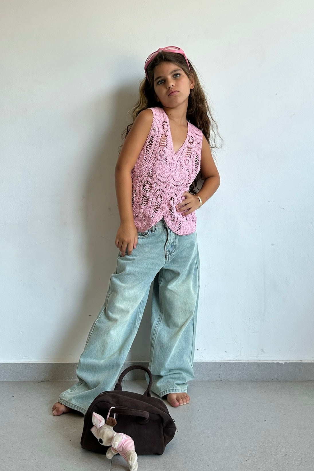 מכנס ג׳ינס ארי בהיר