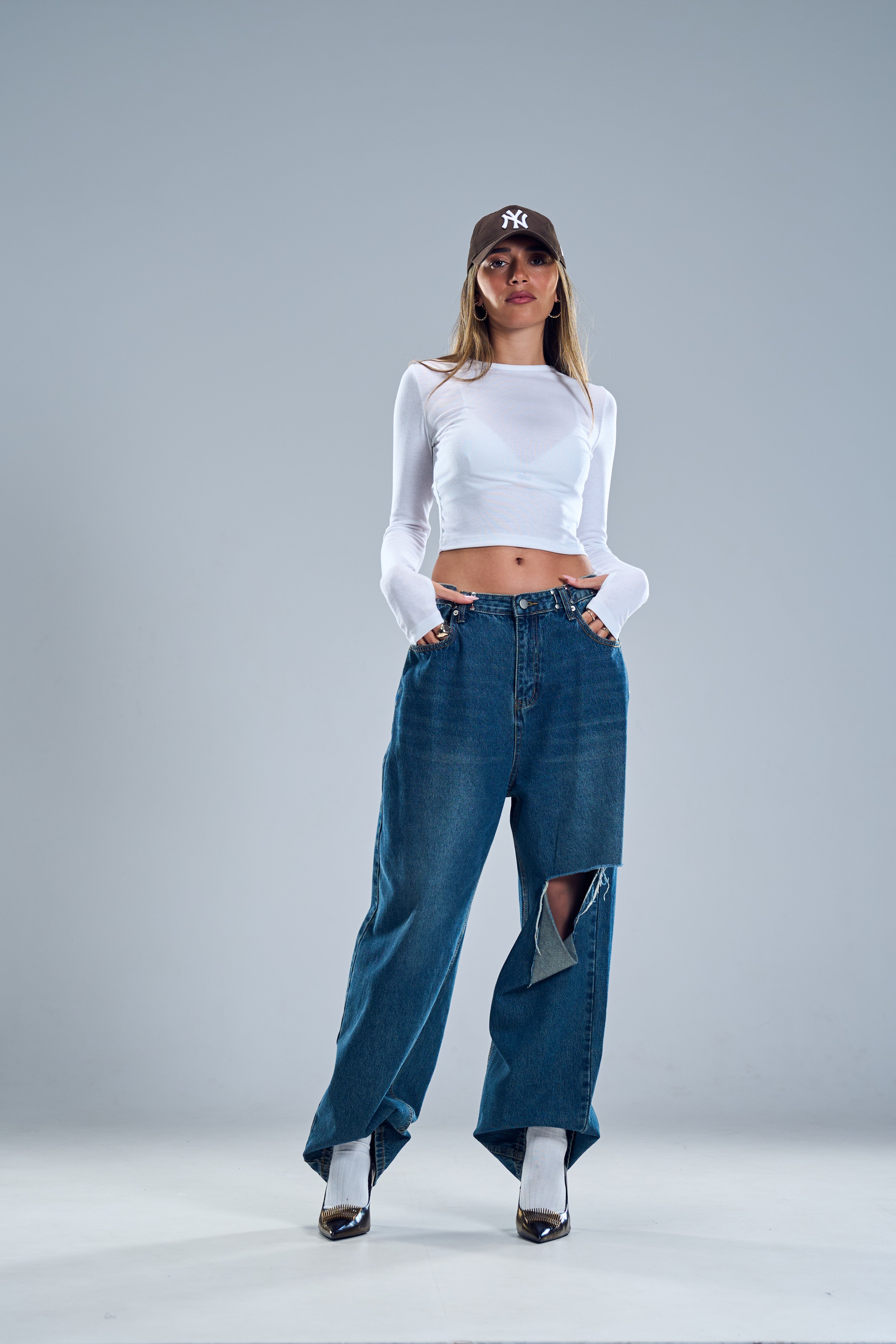 חולצת מייגן לבן