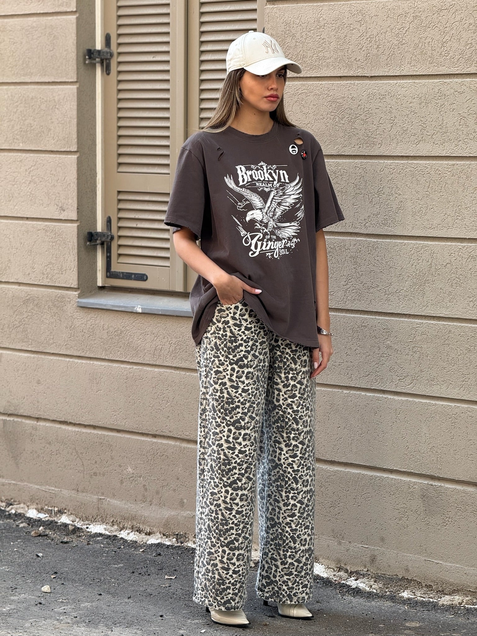 חולצת רוקסן חום