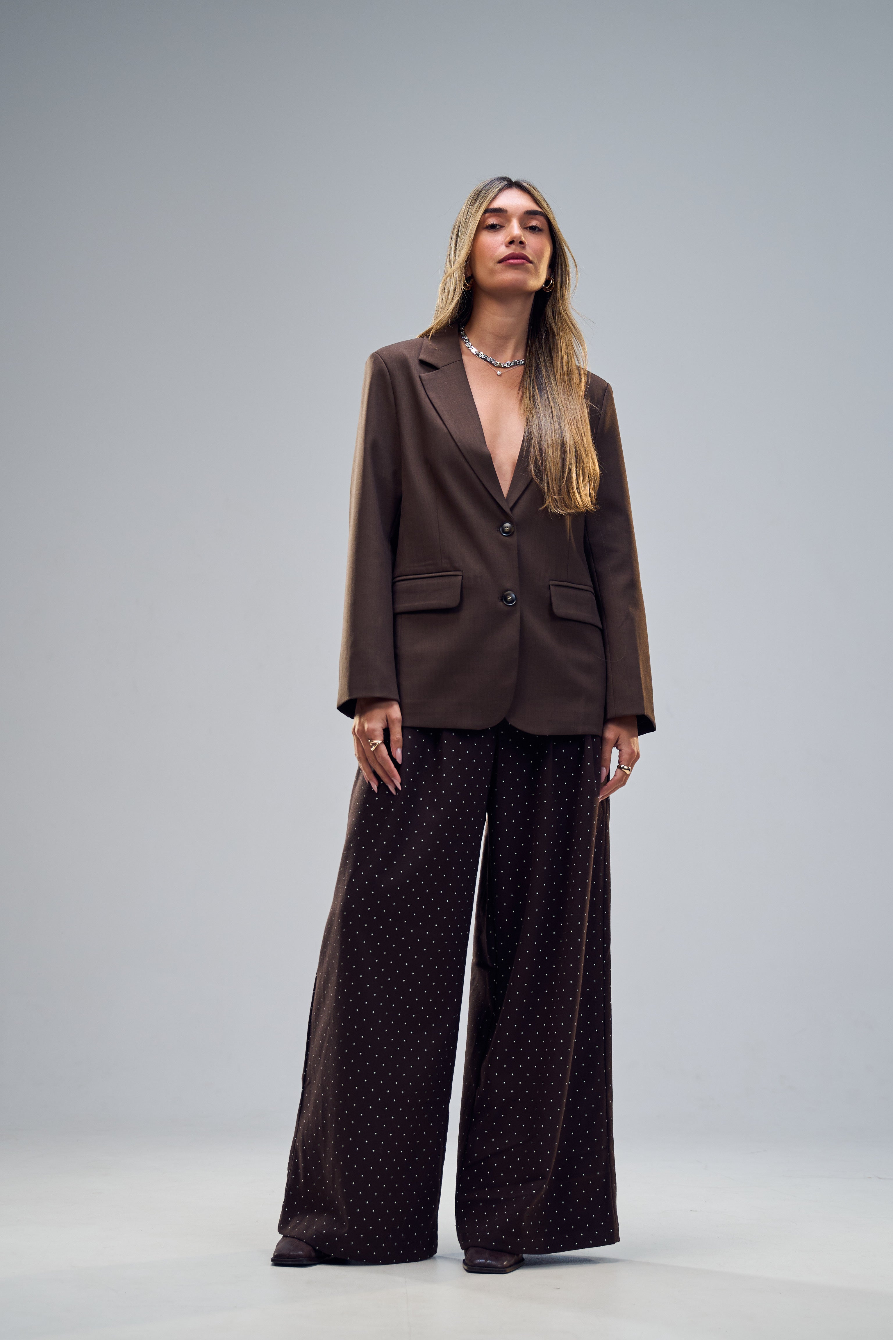 ג׳קט מיכאל חום