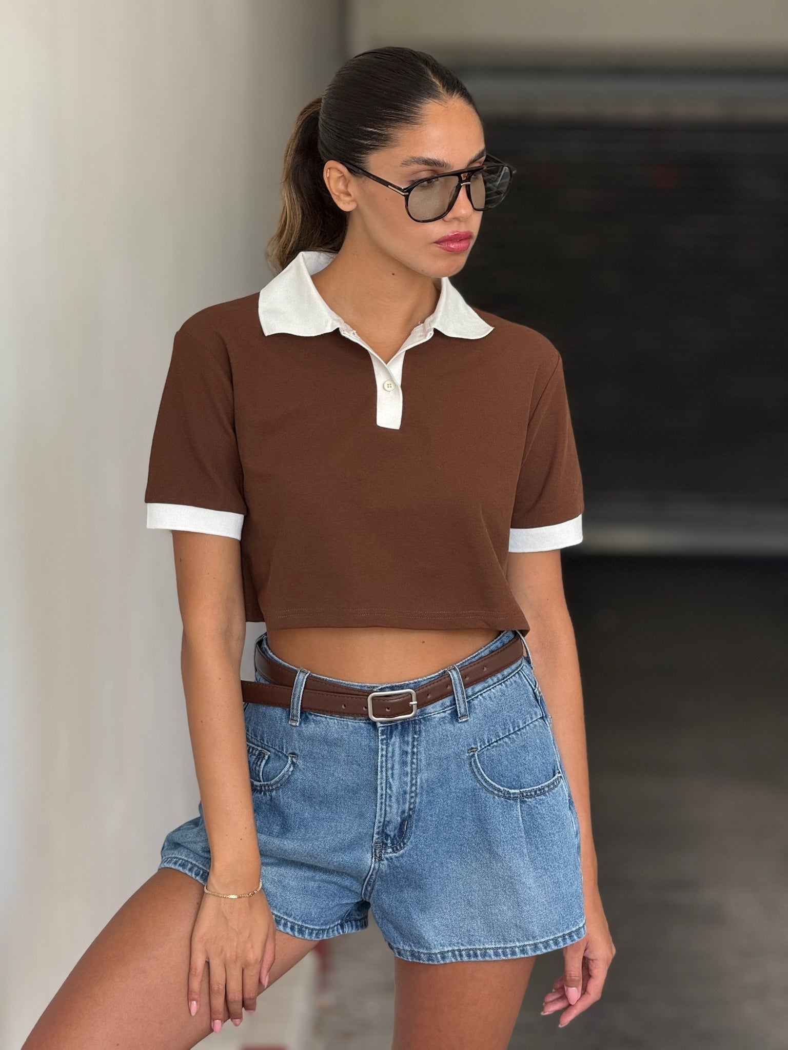 חולצת ניתאי חום