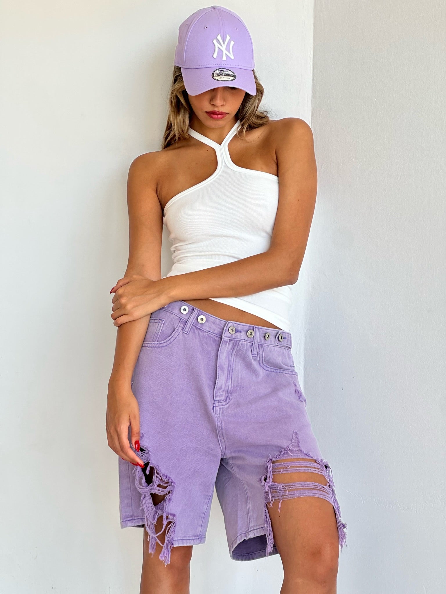 ג׳ינס טרוי סגול