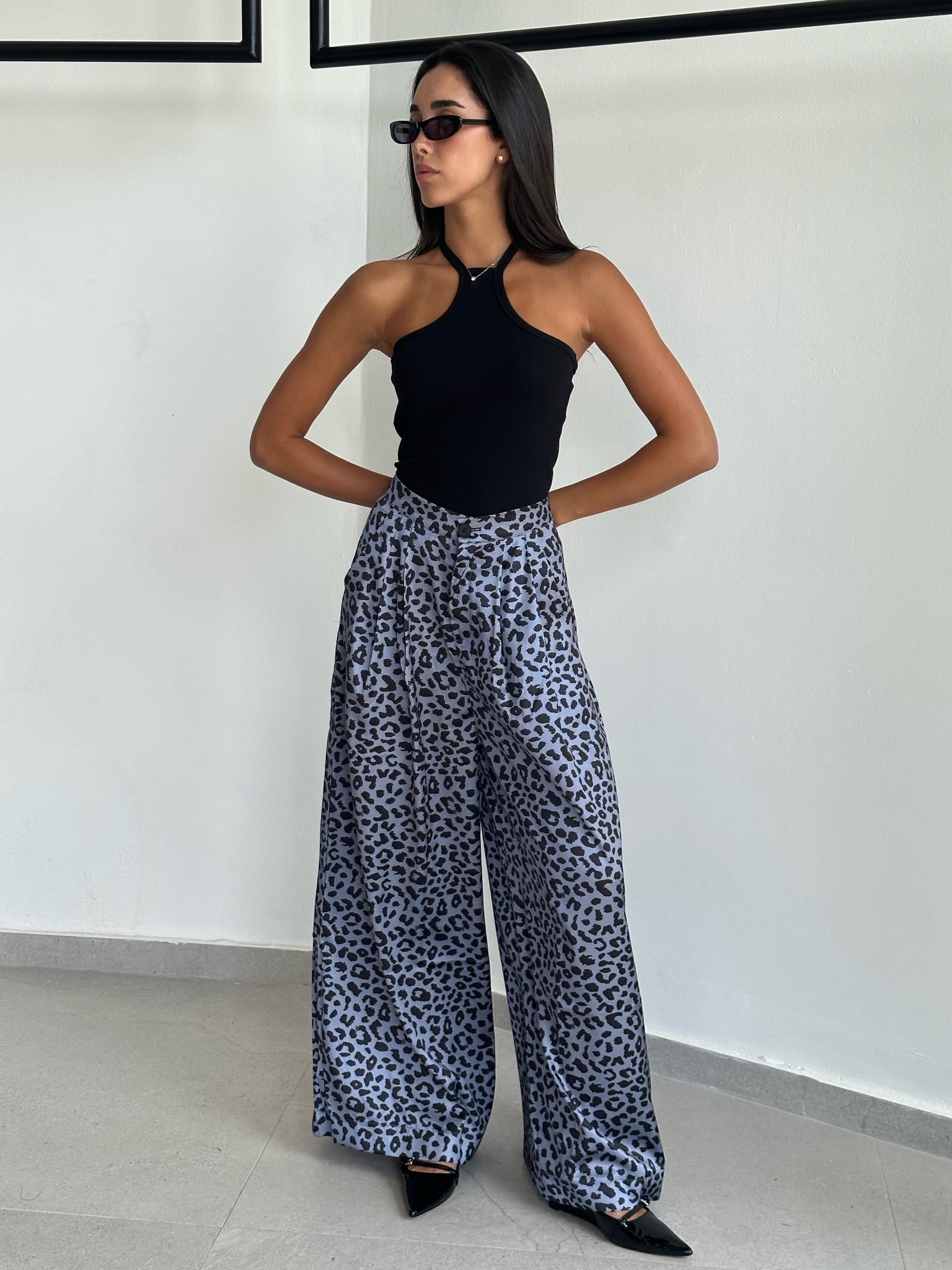 מכנס ניקול כחול