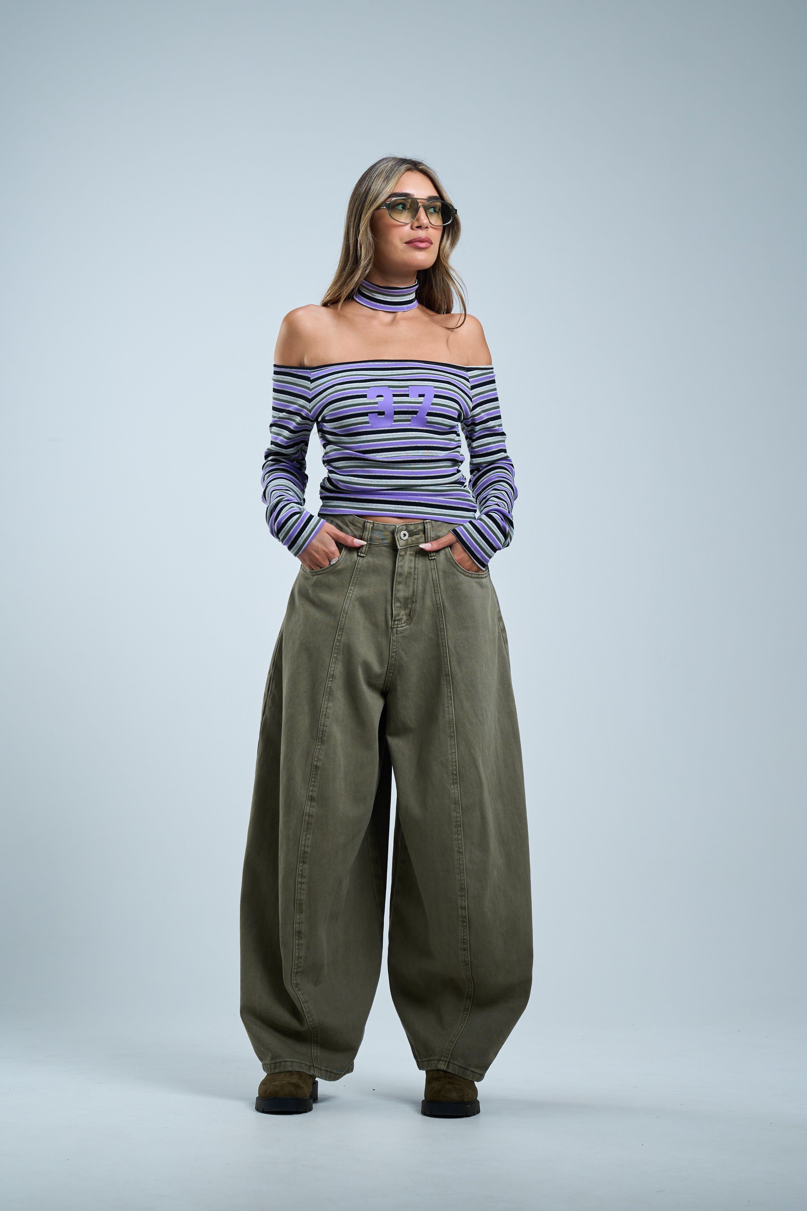 חולצת רון סגול