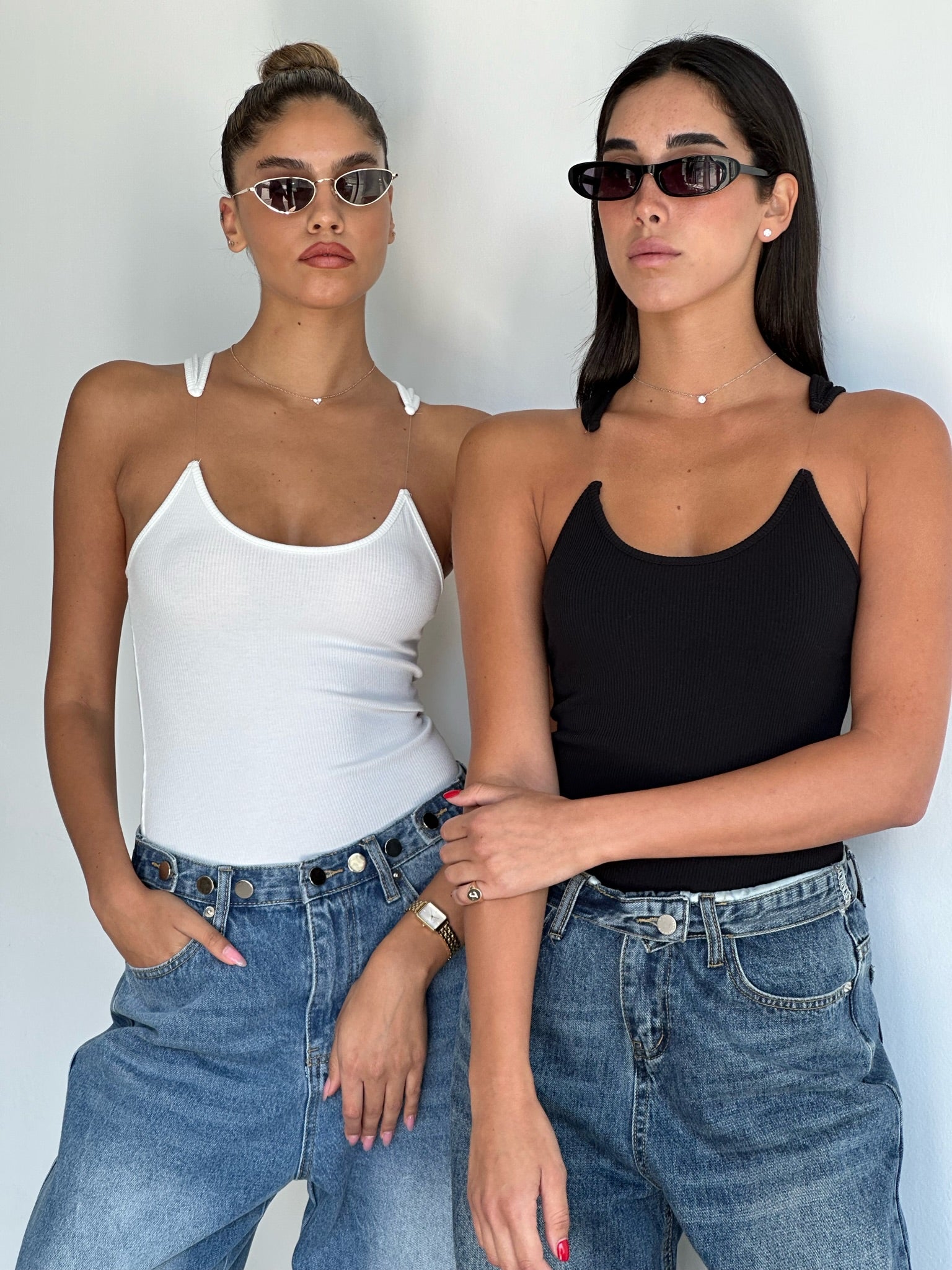 גופיית קלואה לבן