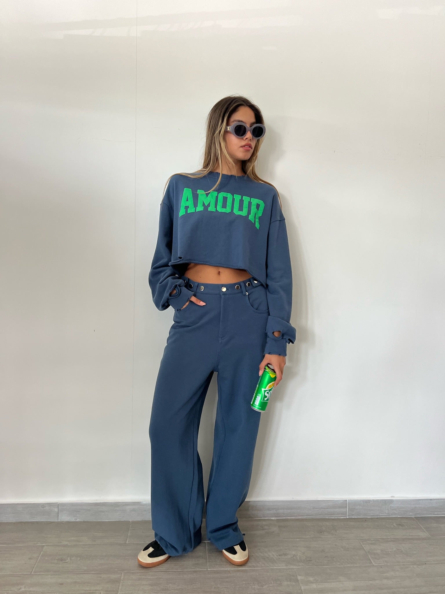 מכנס מיכאל כחול פרנש טרי