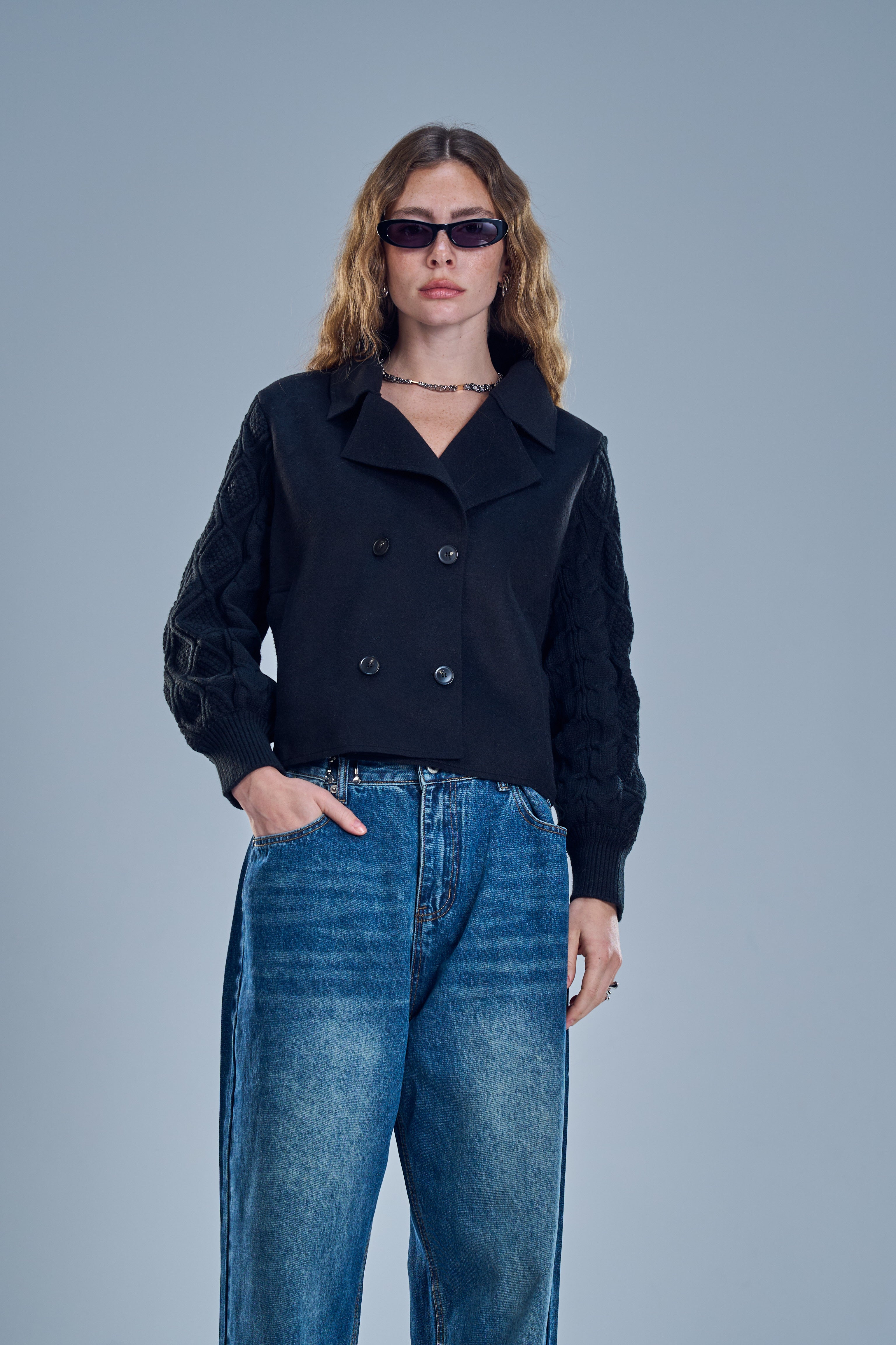 מעיל בר שחור