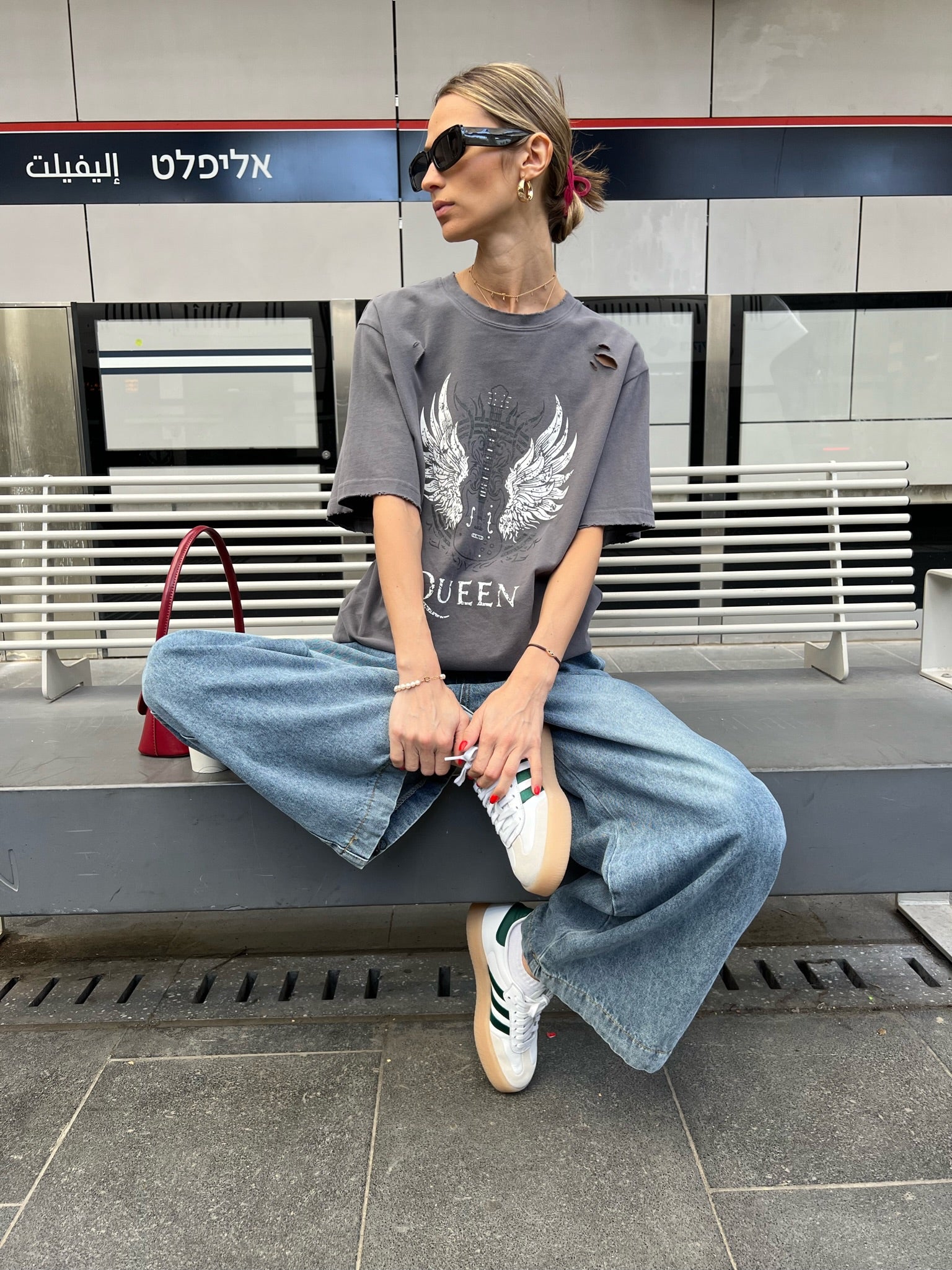 חולצת ירום אפור