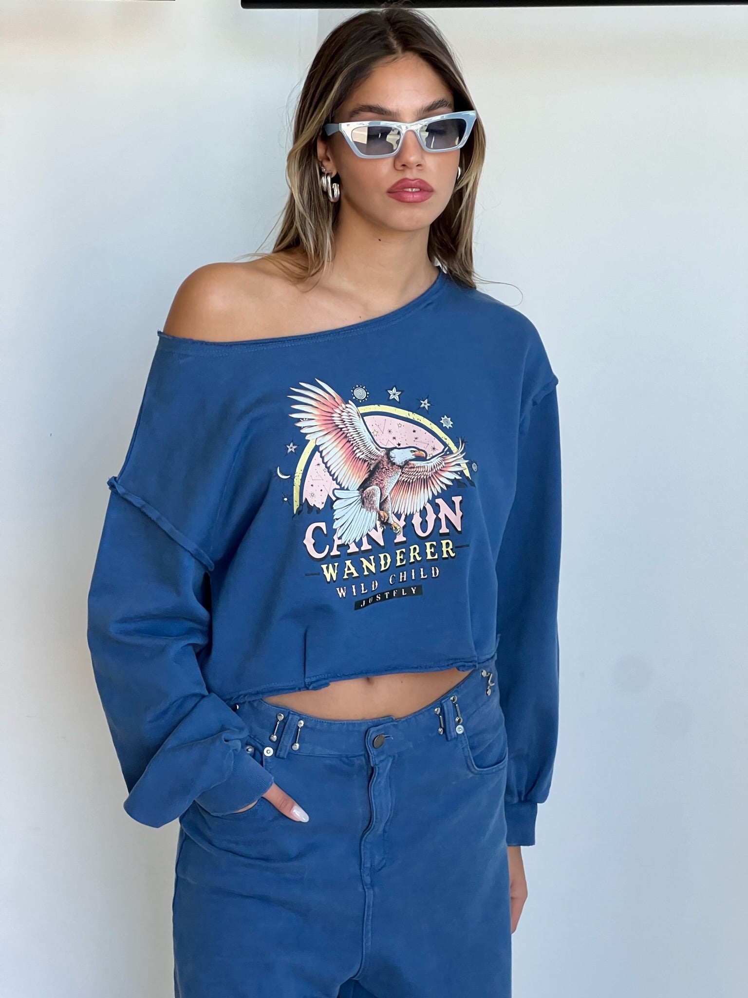 סווצר מל ווש כחול