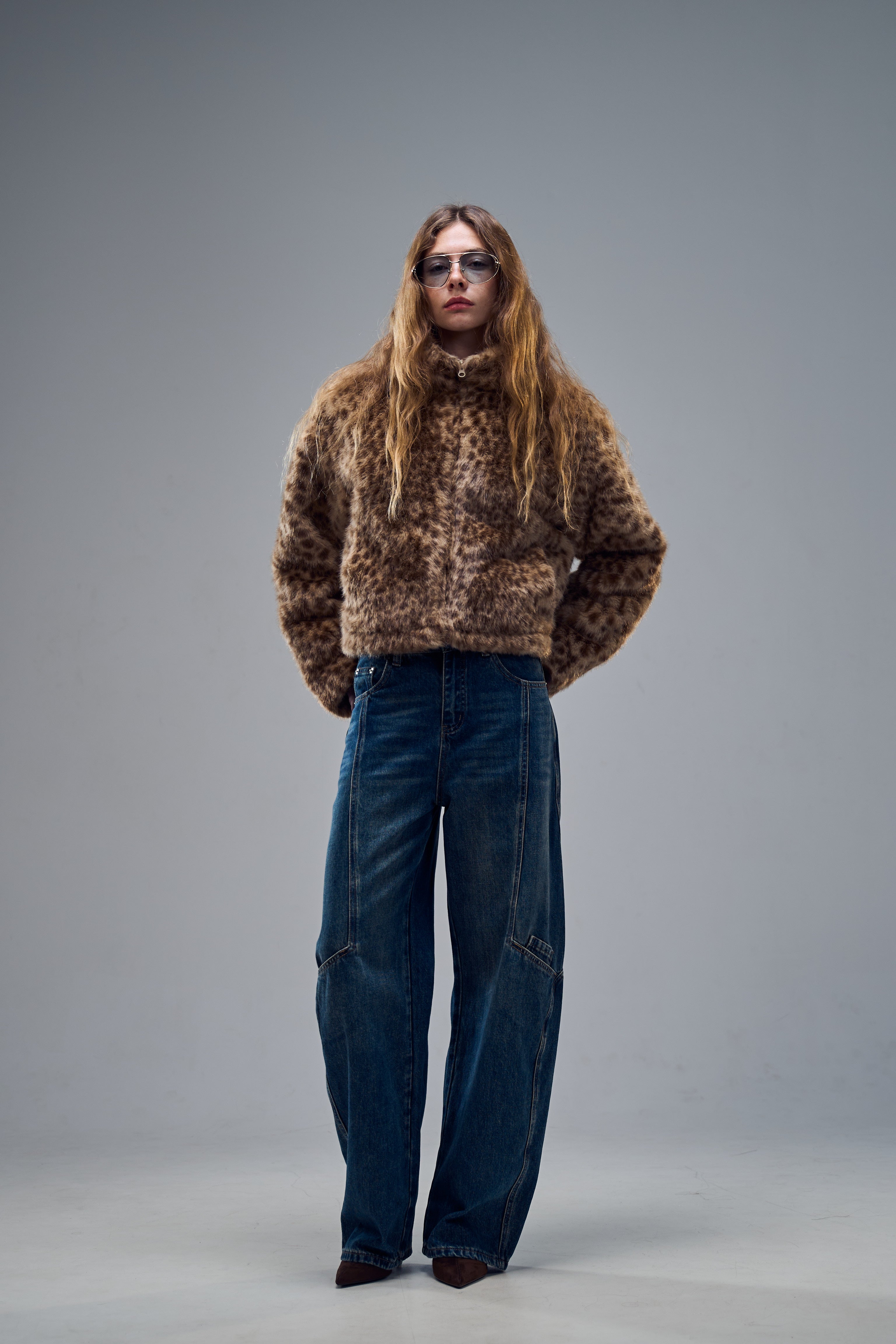 מעיל ברוק חום בהיר