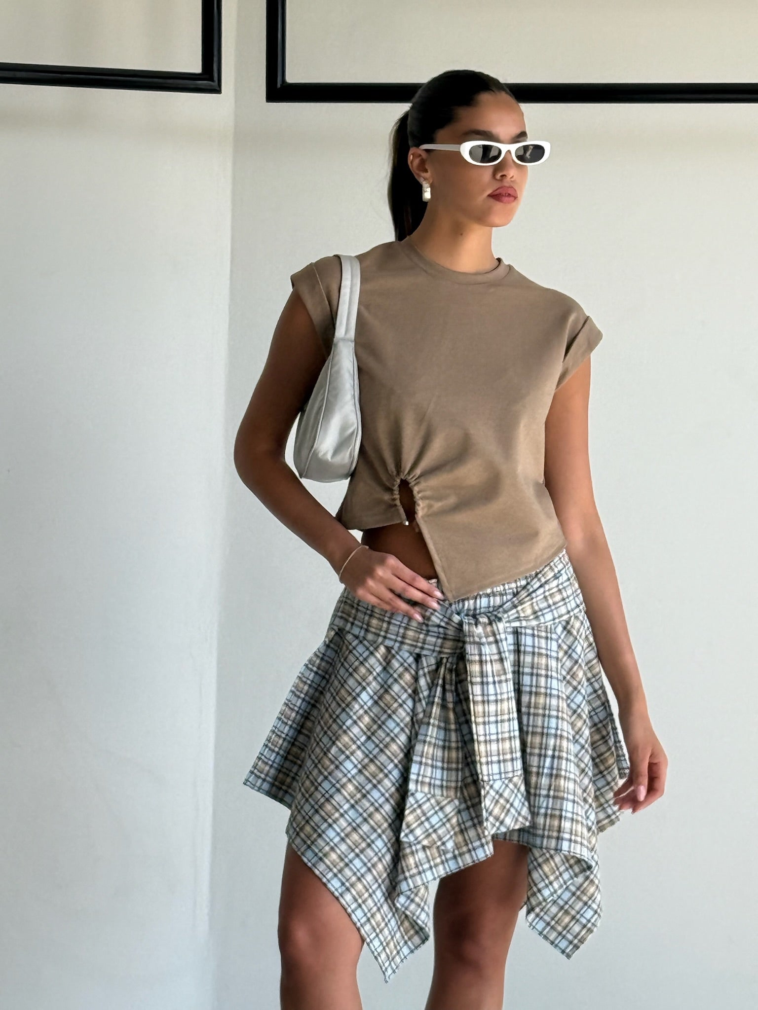 חצאית פרנקי תכלת