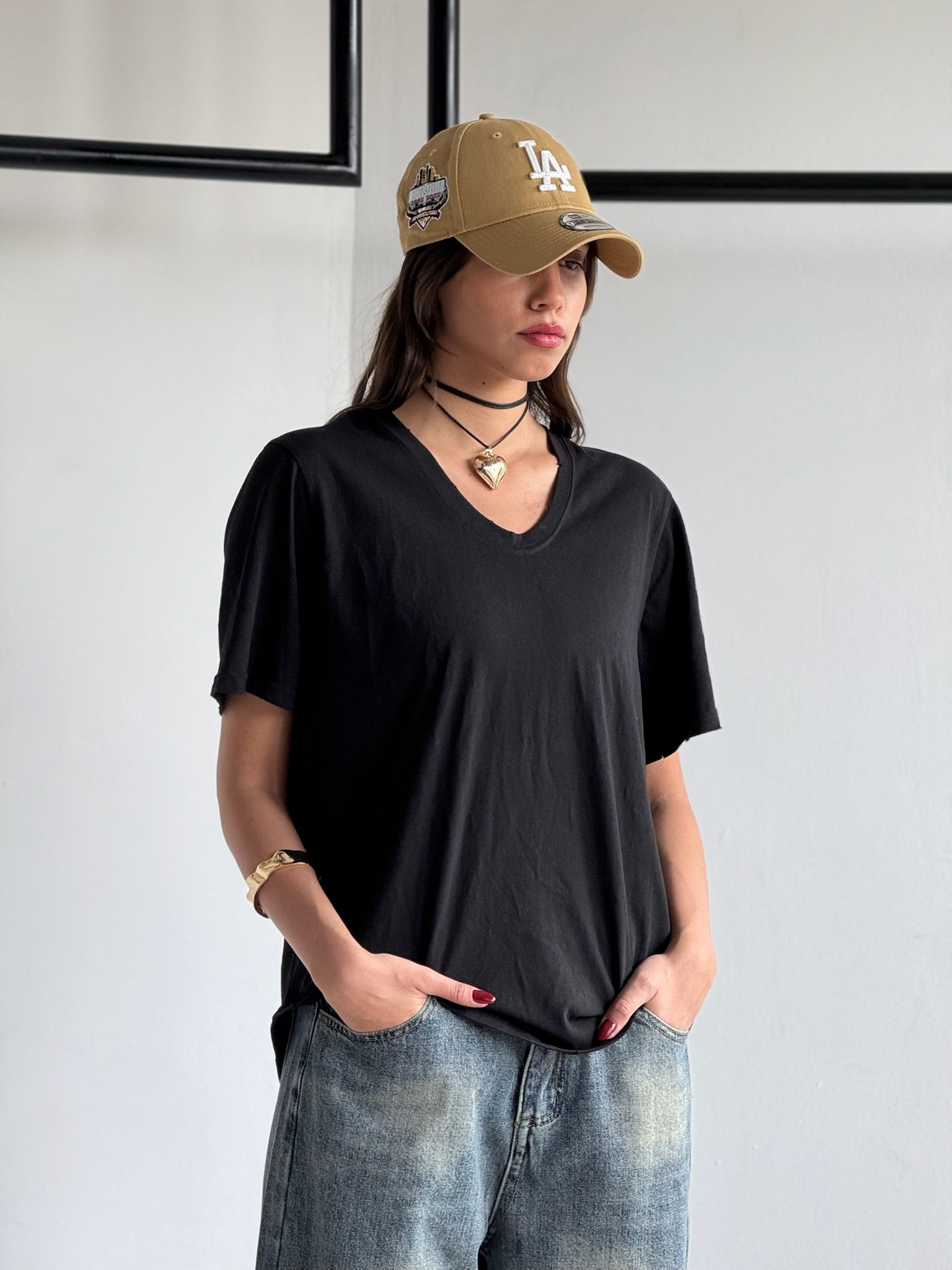 חולצת לים שחור