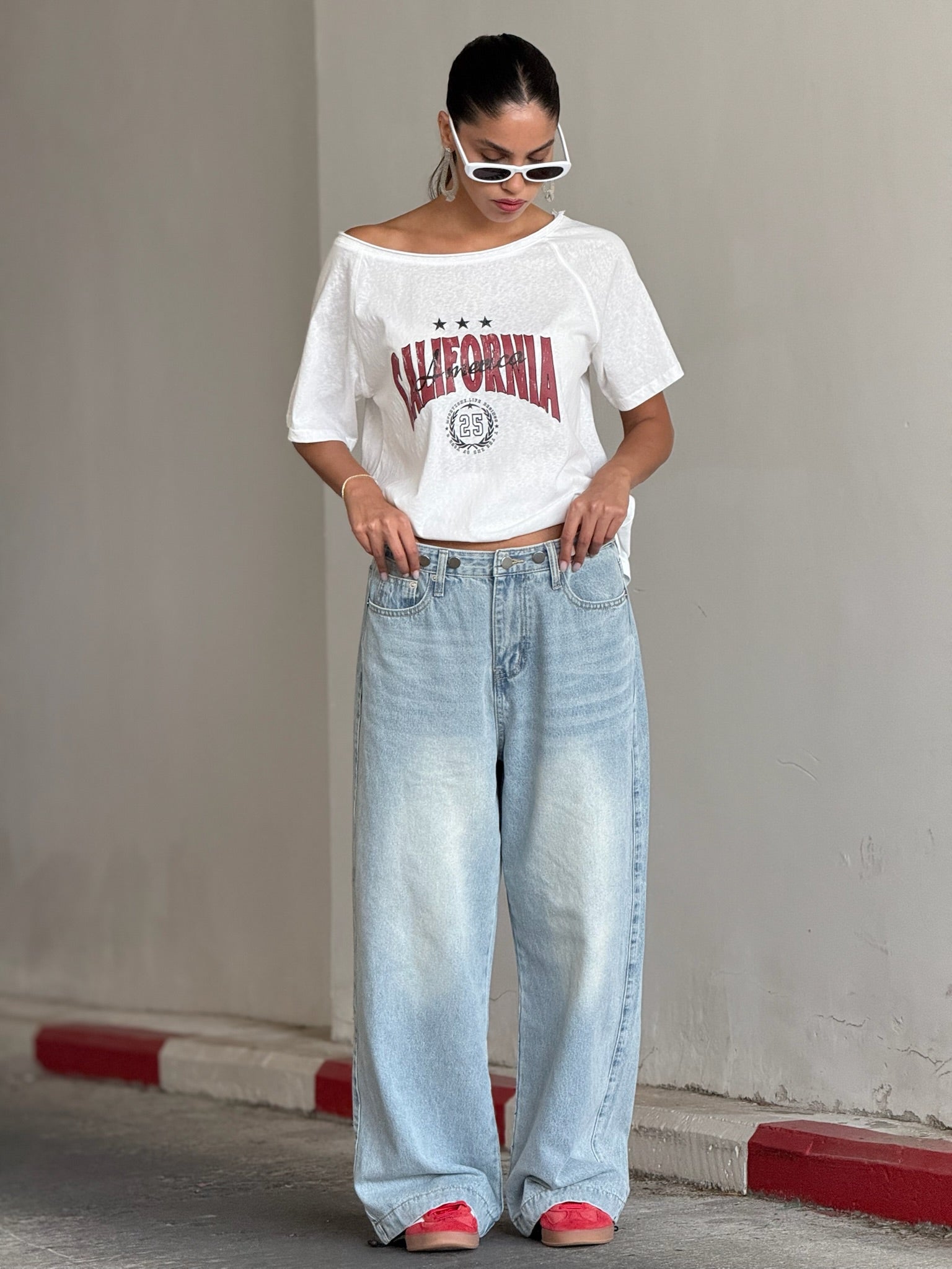 מכנס ג׳ינס ג'וי תכלת