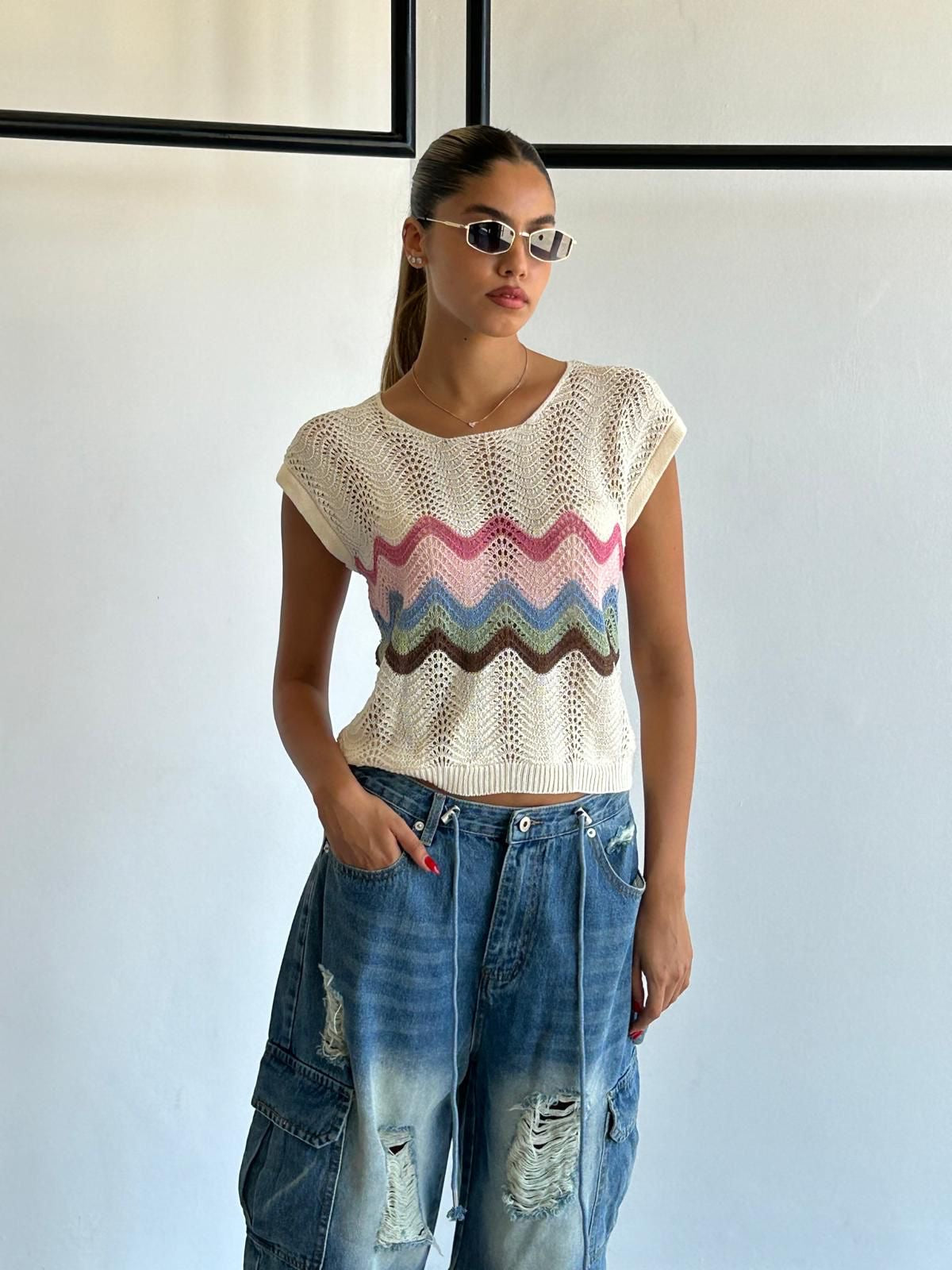 חולצת עמנואל שמנת