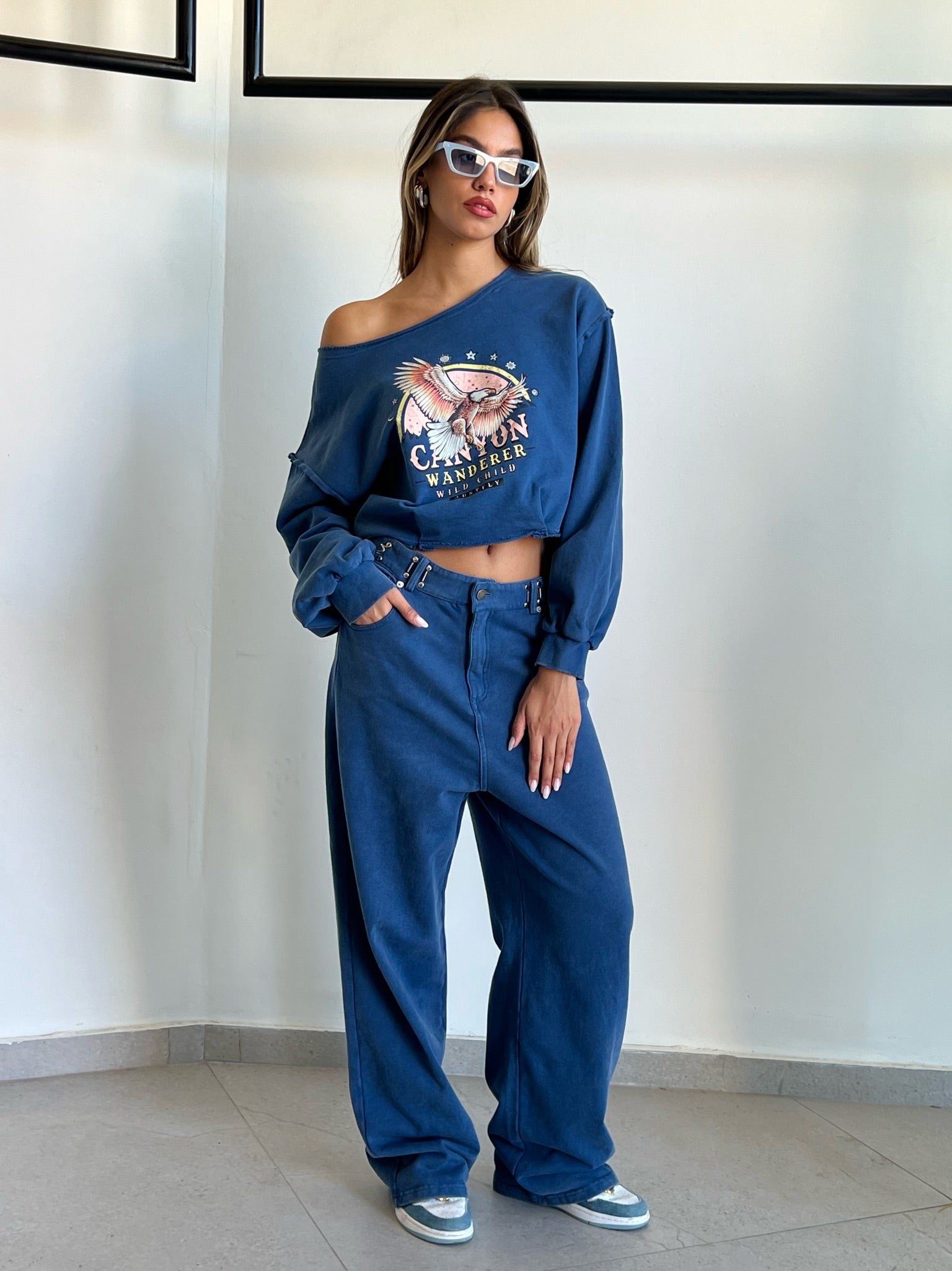 מכנס טוי ווש כחול פרנש טרי