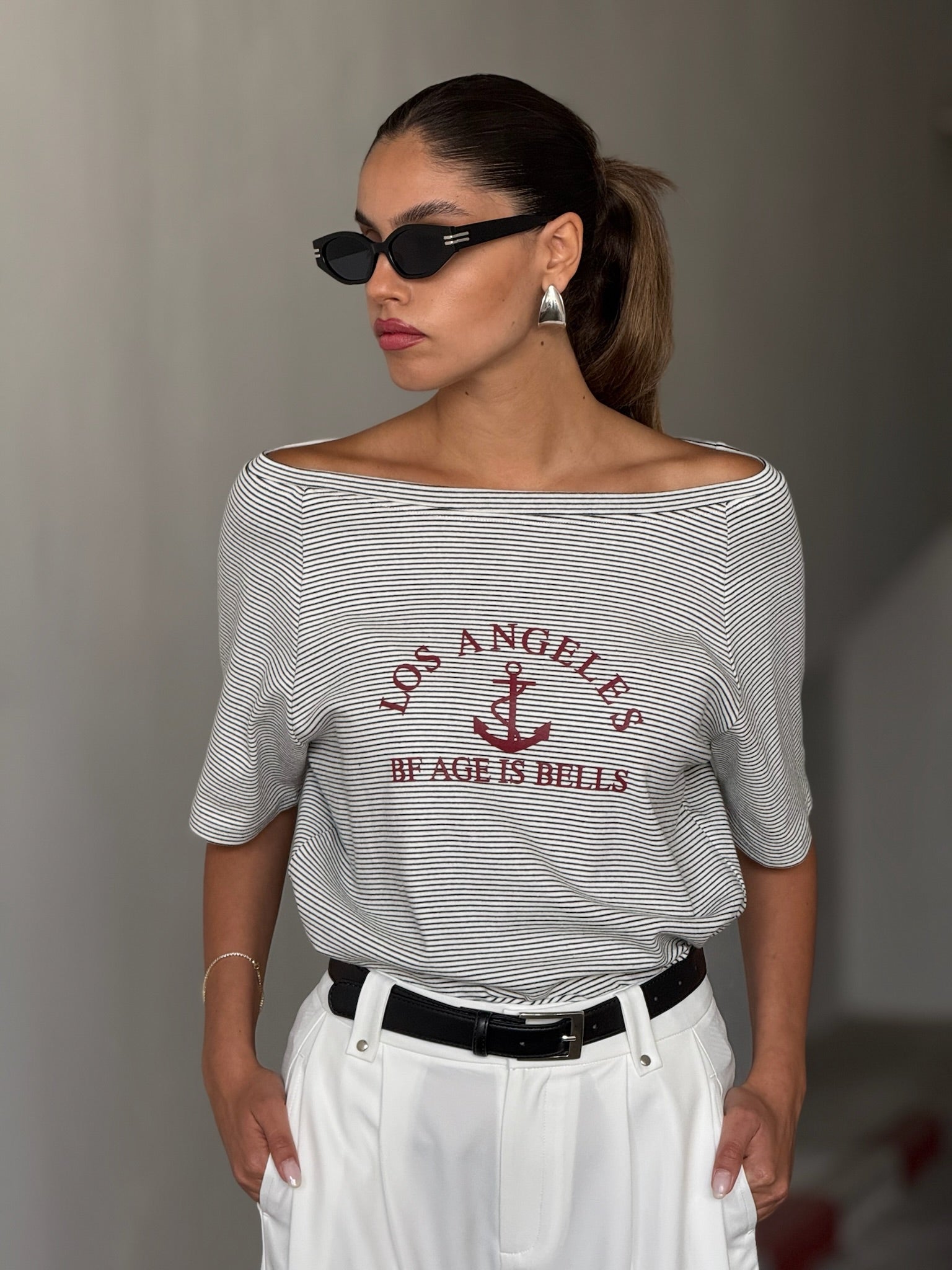 חולצת סיילי אפור