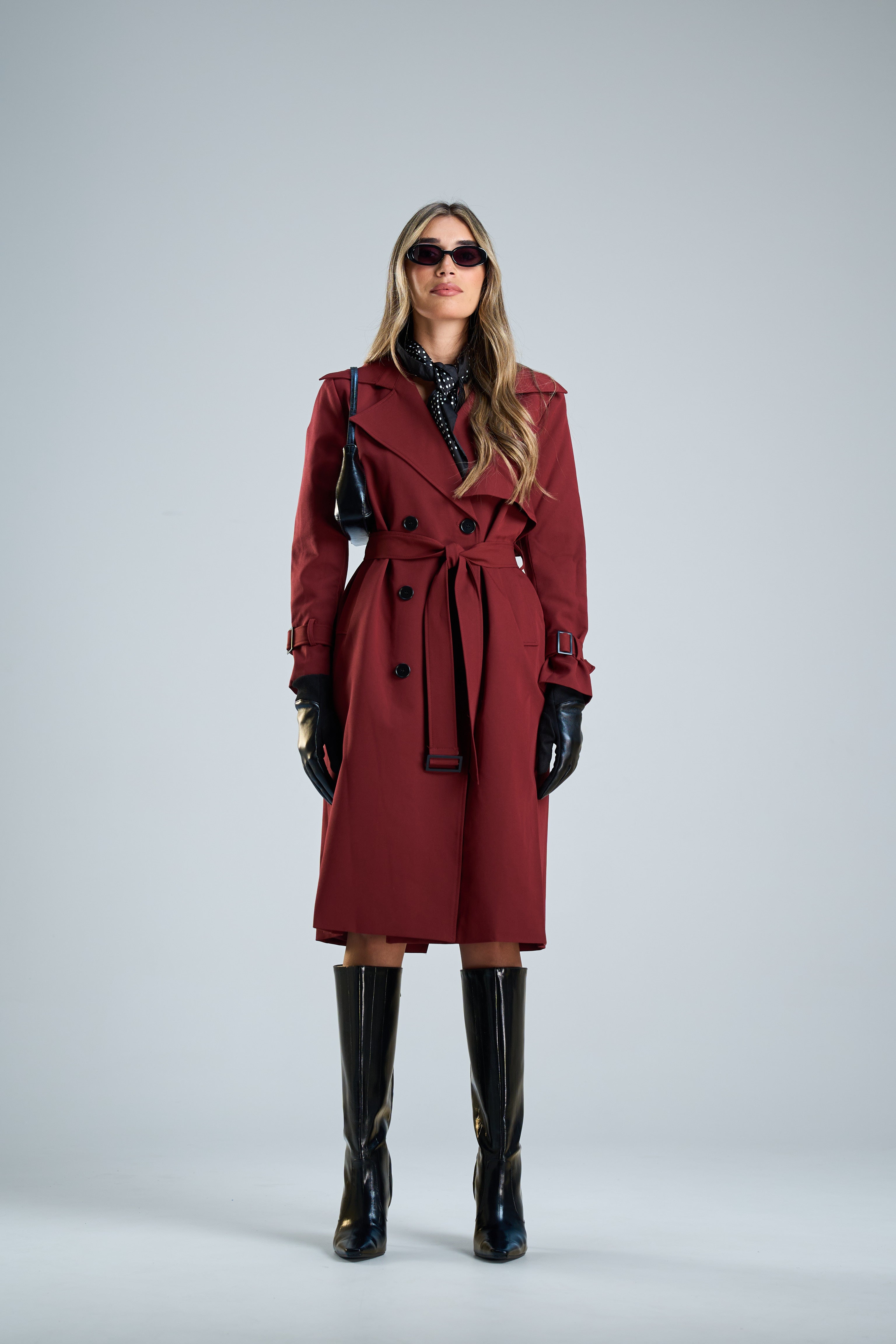 מעיל ניקה בורדו