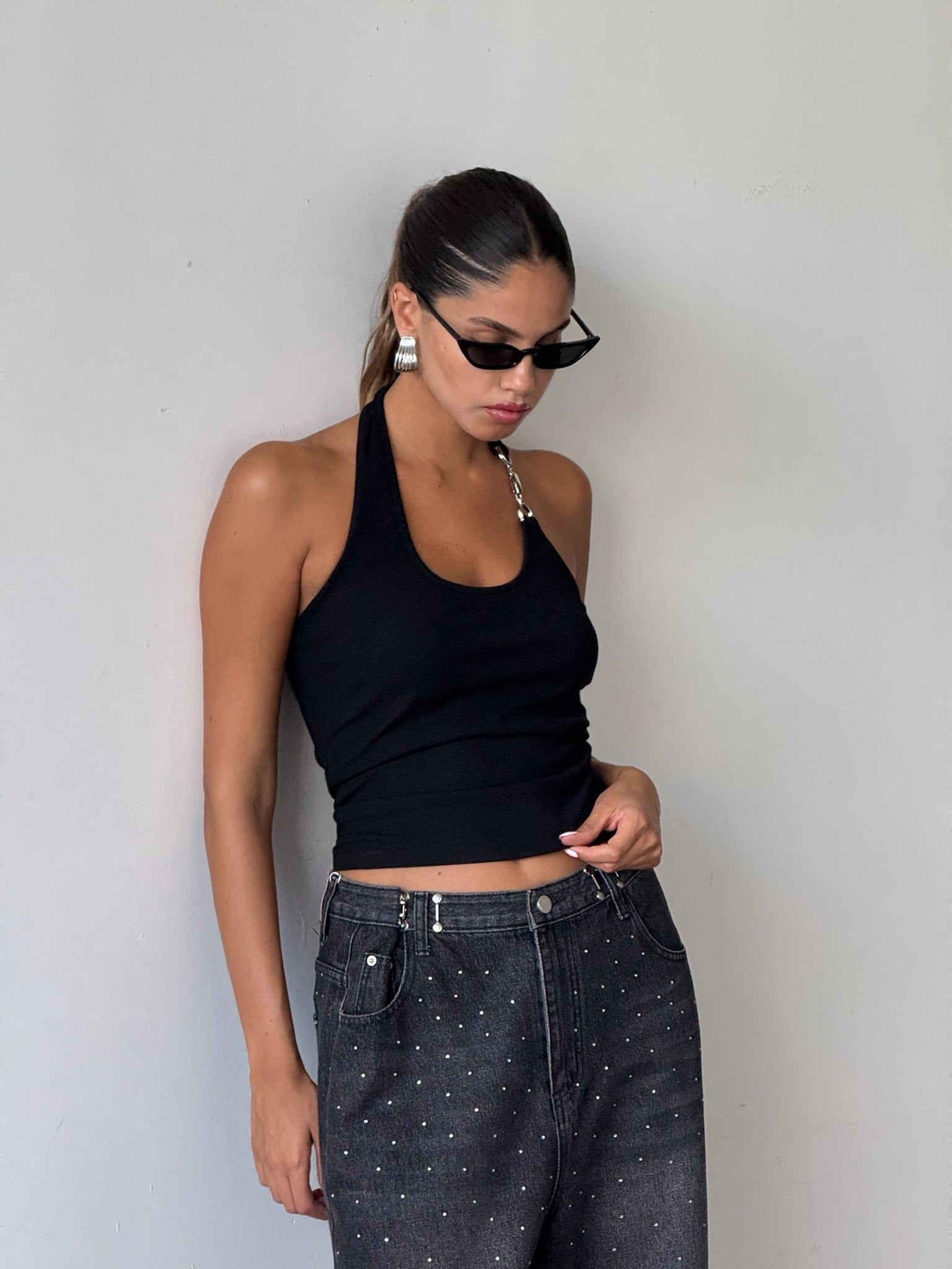 גופיית נינה שחור