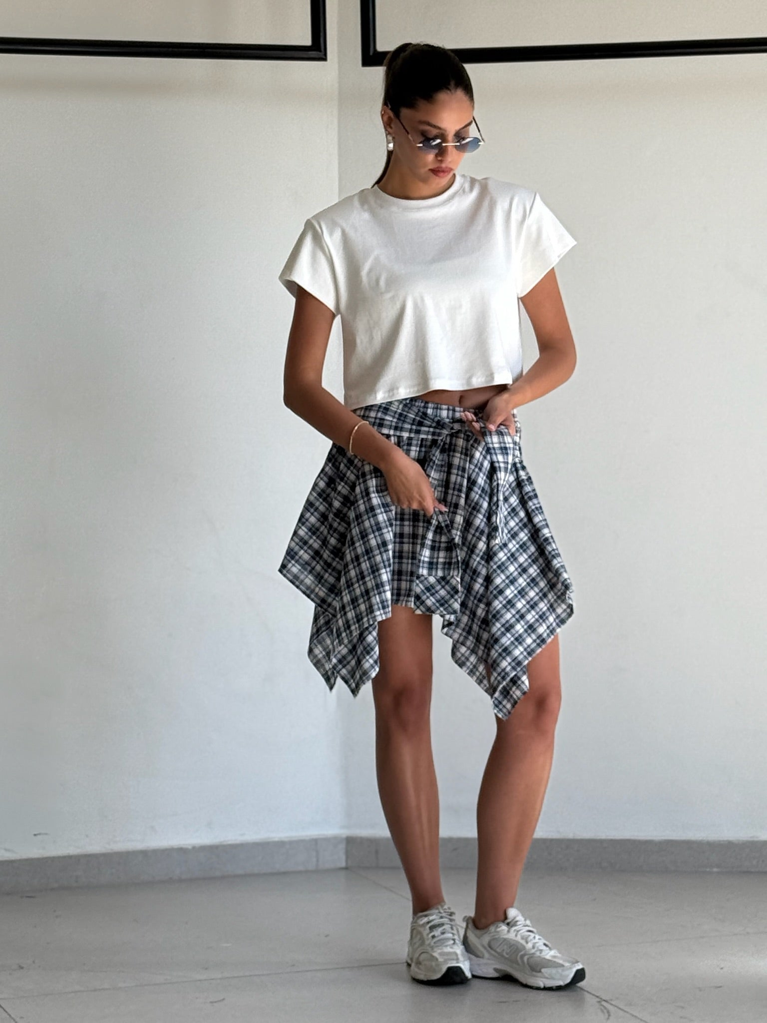 חצאית פרנקי כחול