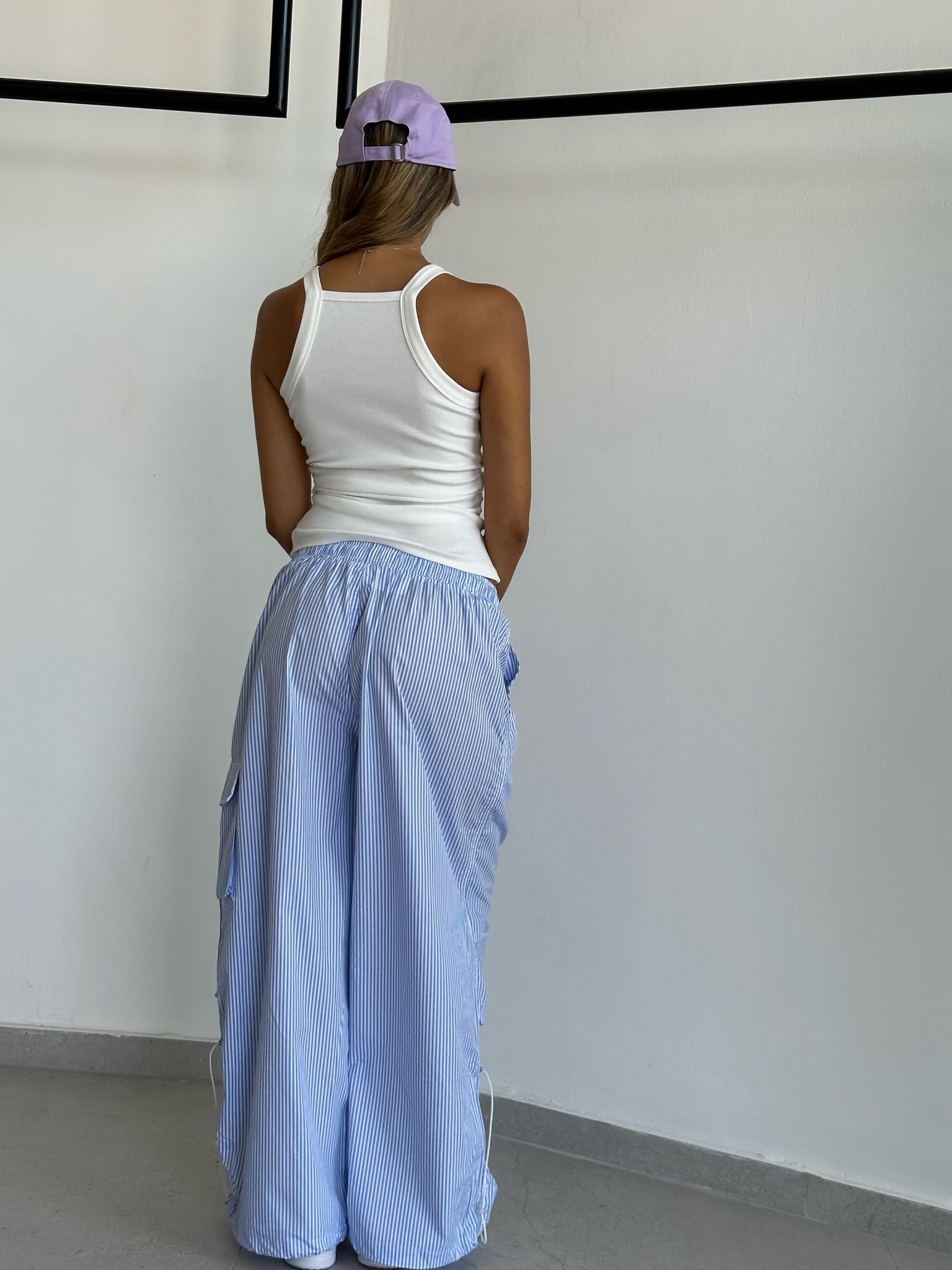 מכנס ריף פסים כחול