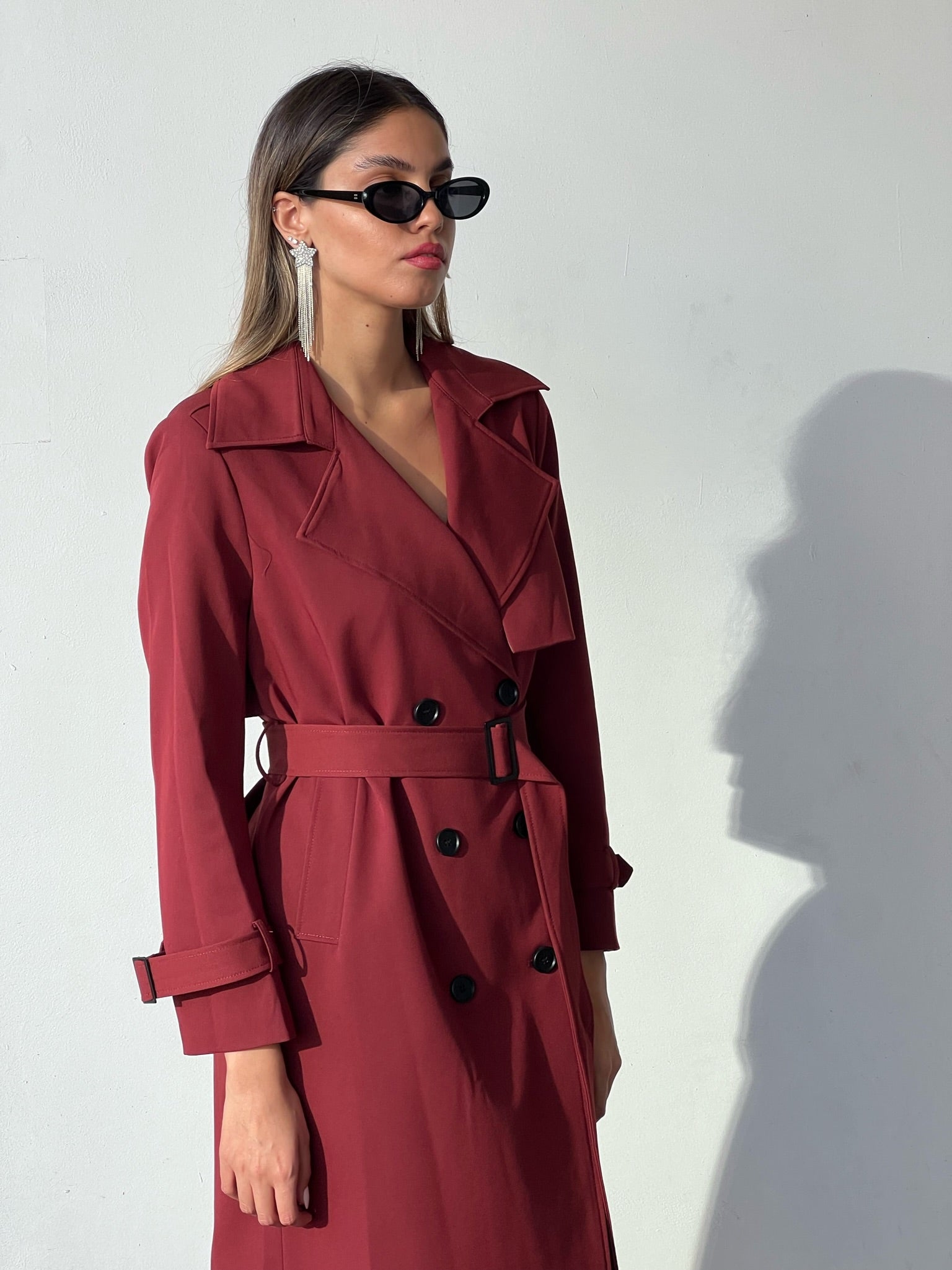 מעיל ניקה בורדו