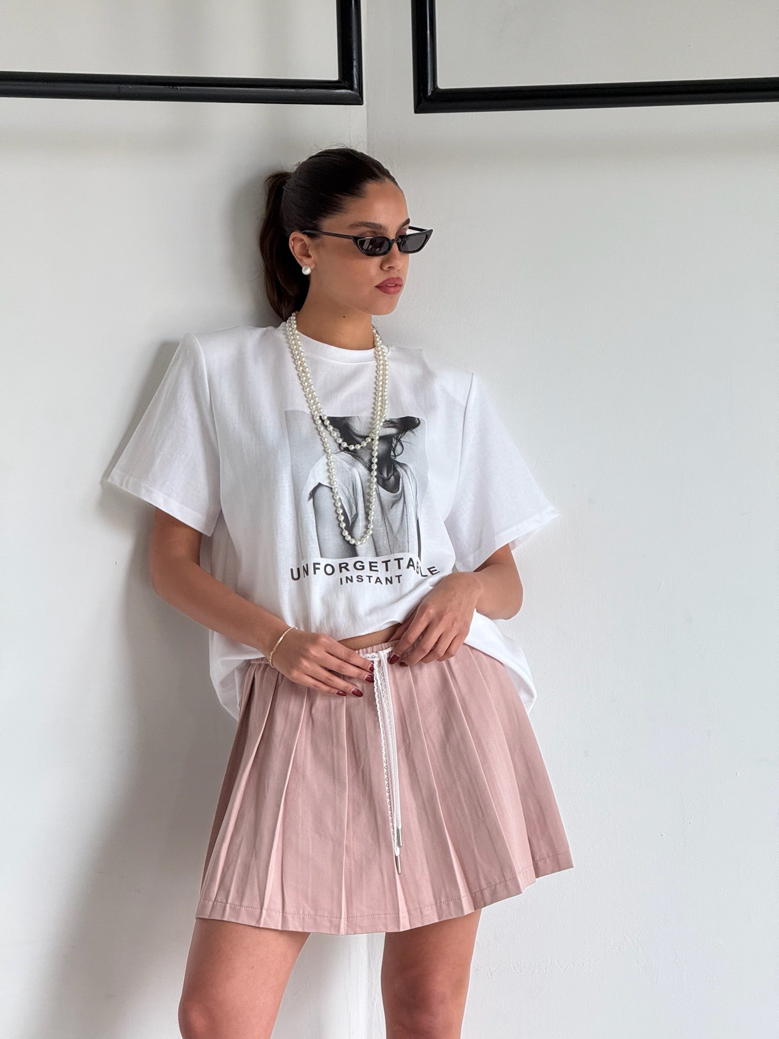 חצאית תומר ורוד