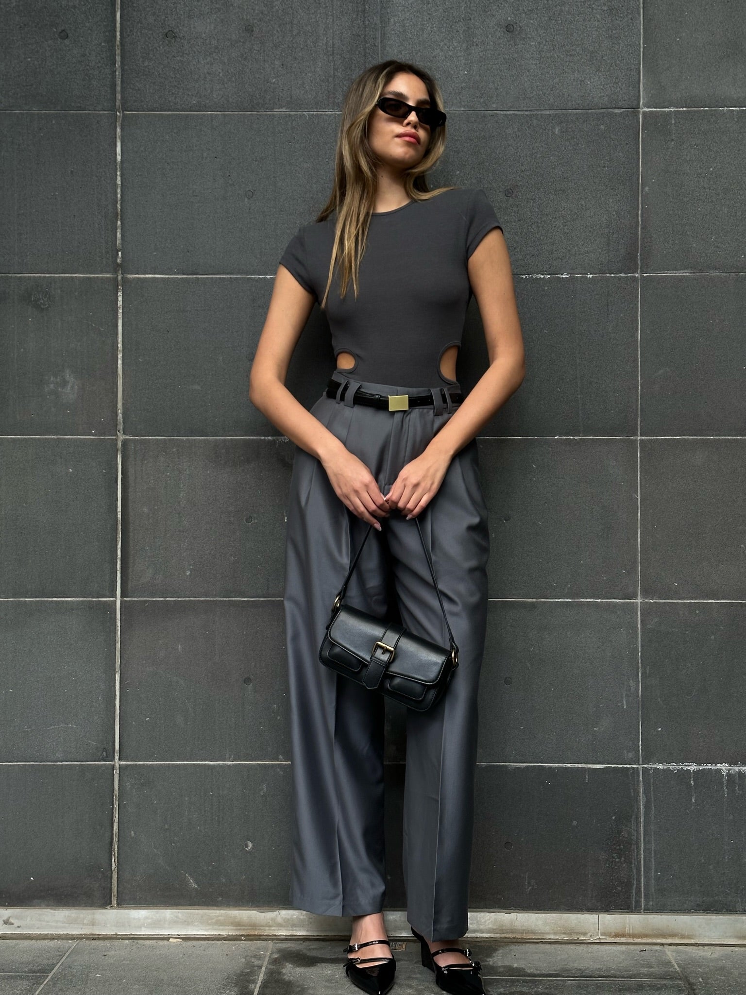 מכנס מיאה אפור