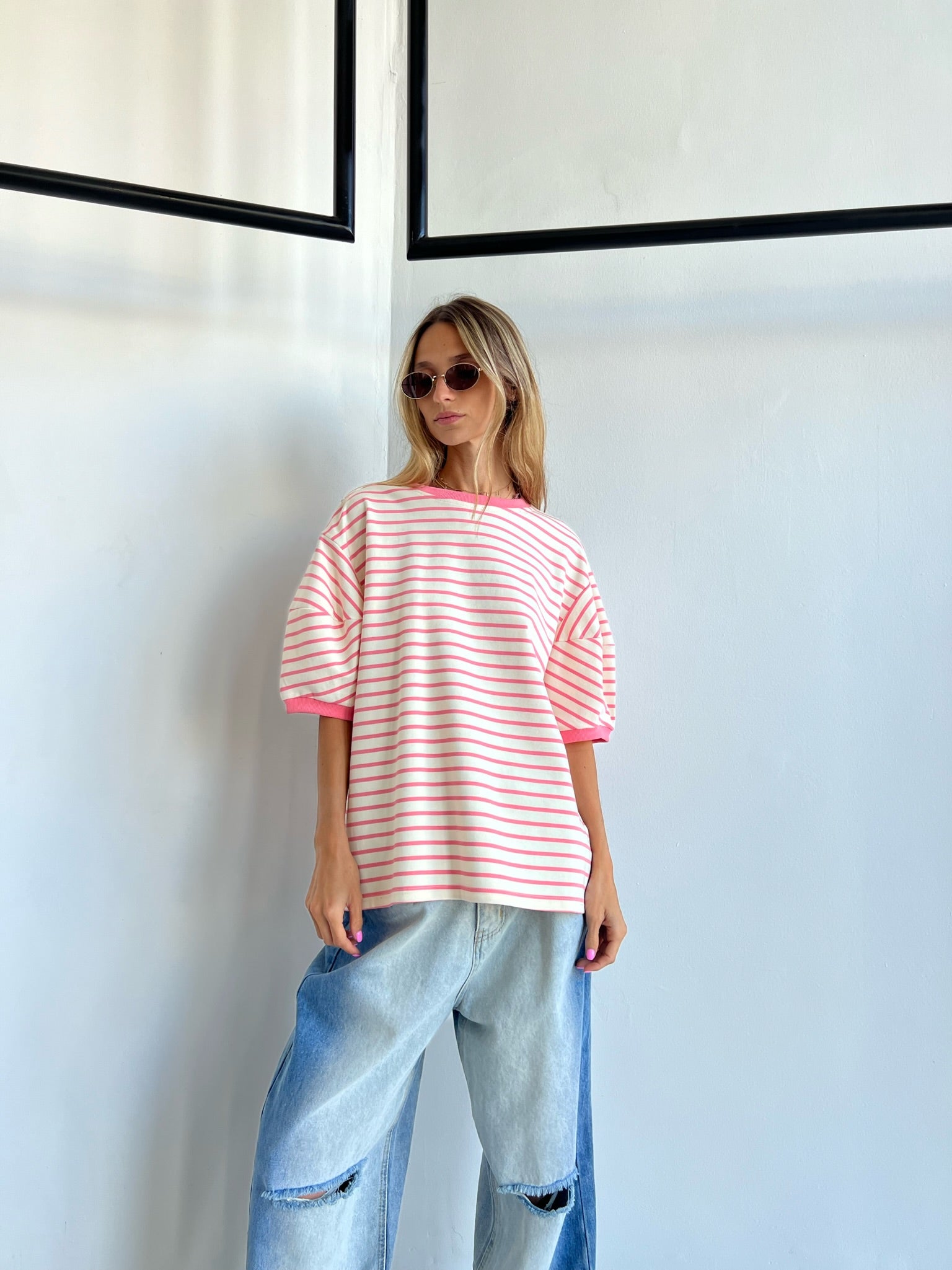 חולצת לייה ורוד