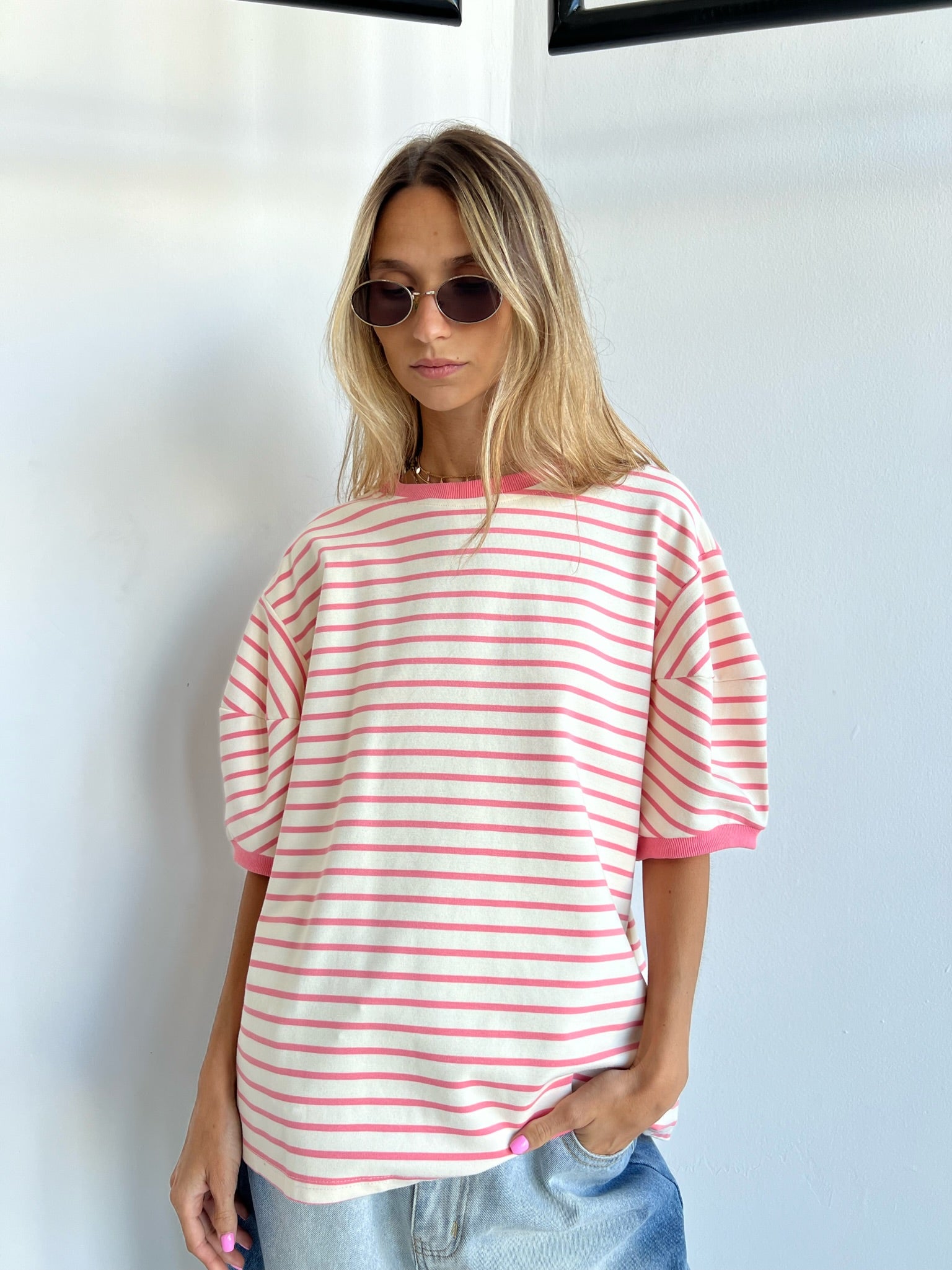 חולצת לייה ורוד