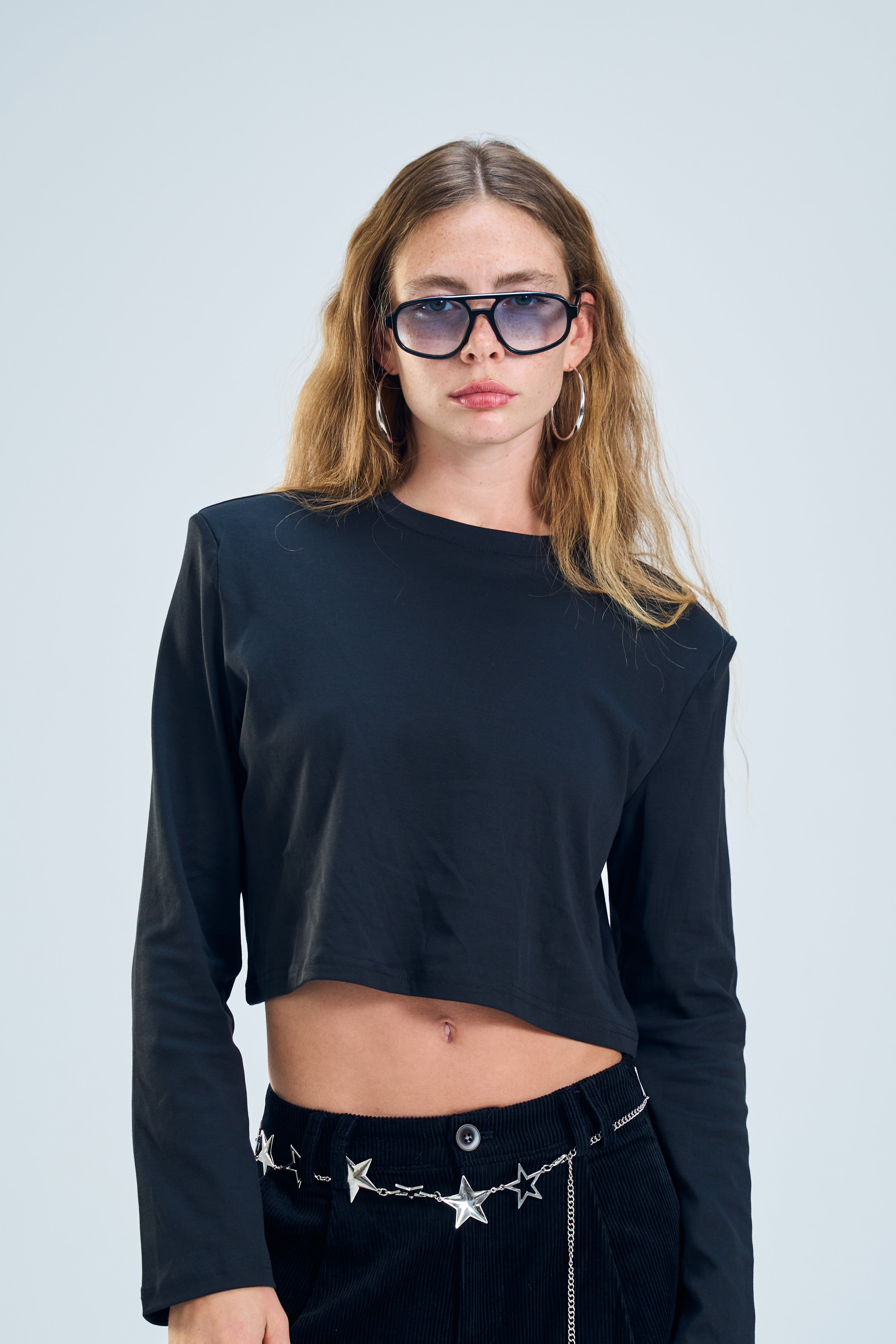 חולצת ביליה שחור