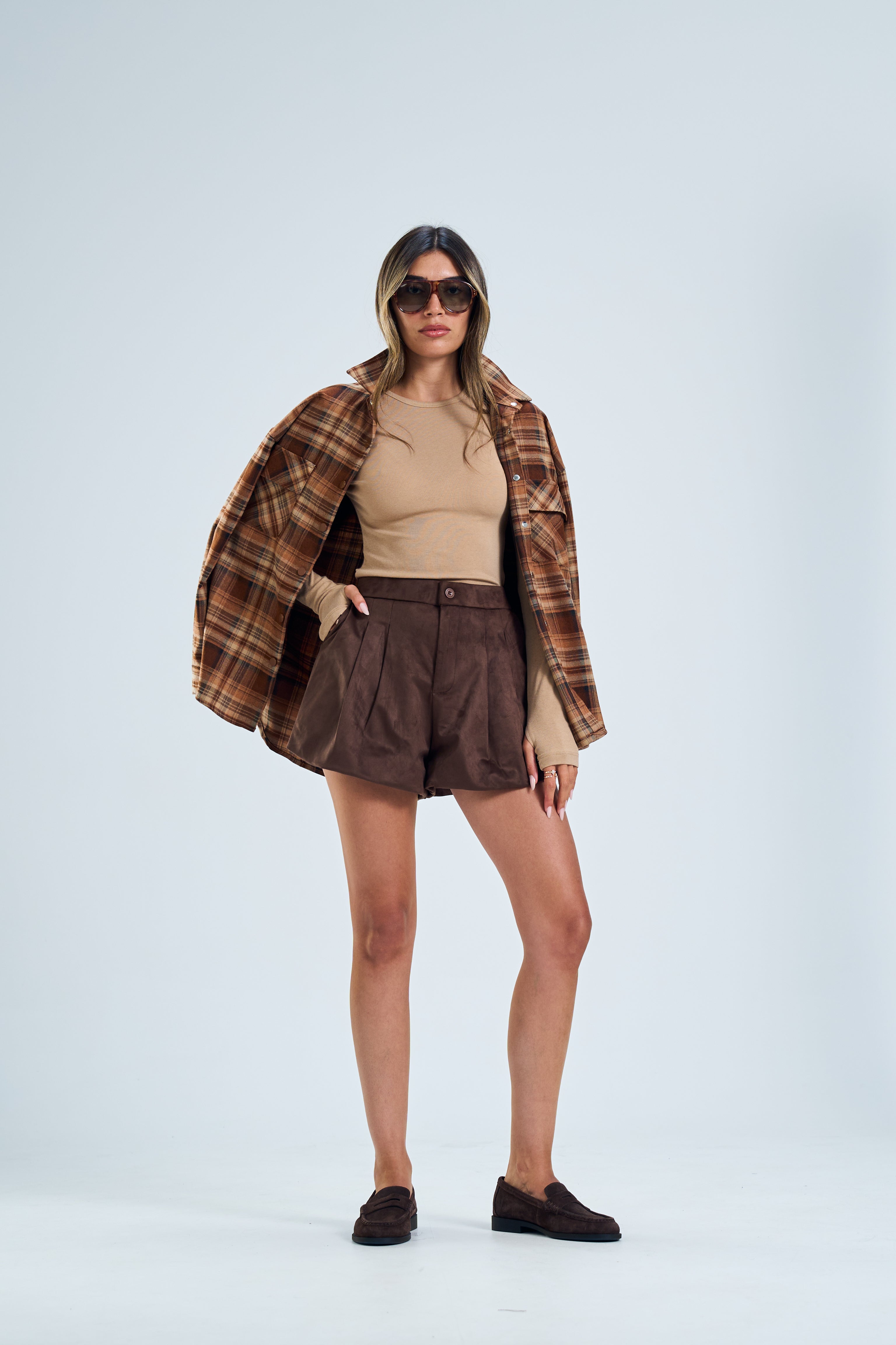 מכנס טיליס חום