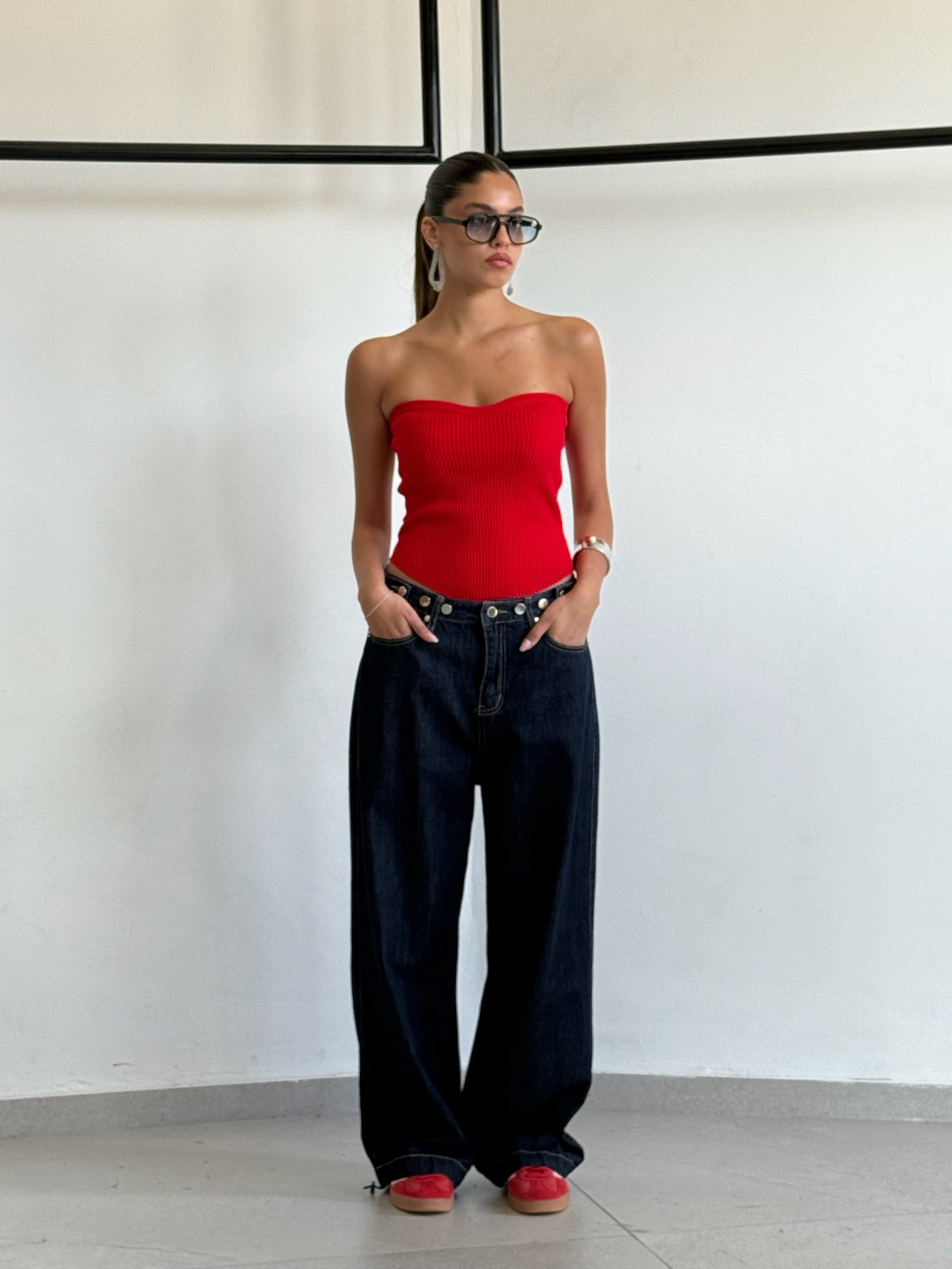 מכנס ג׳ינס ג׳וי בלו ווש