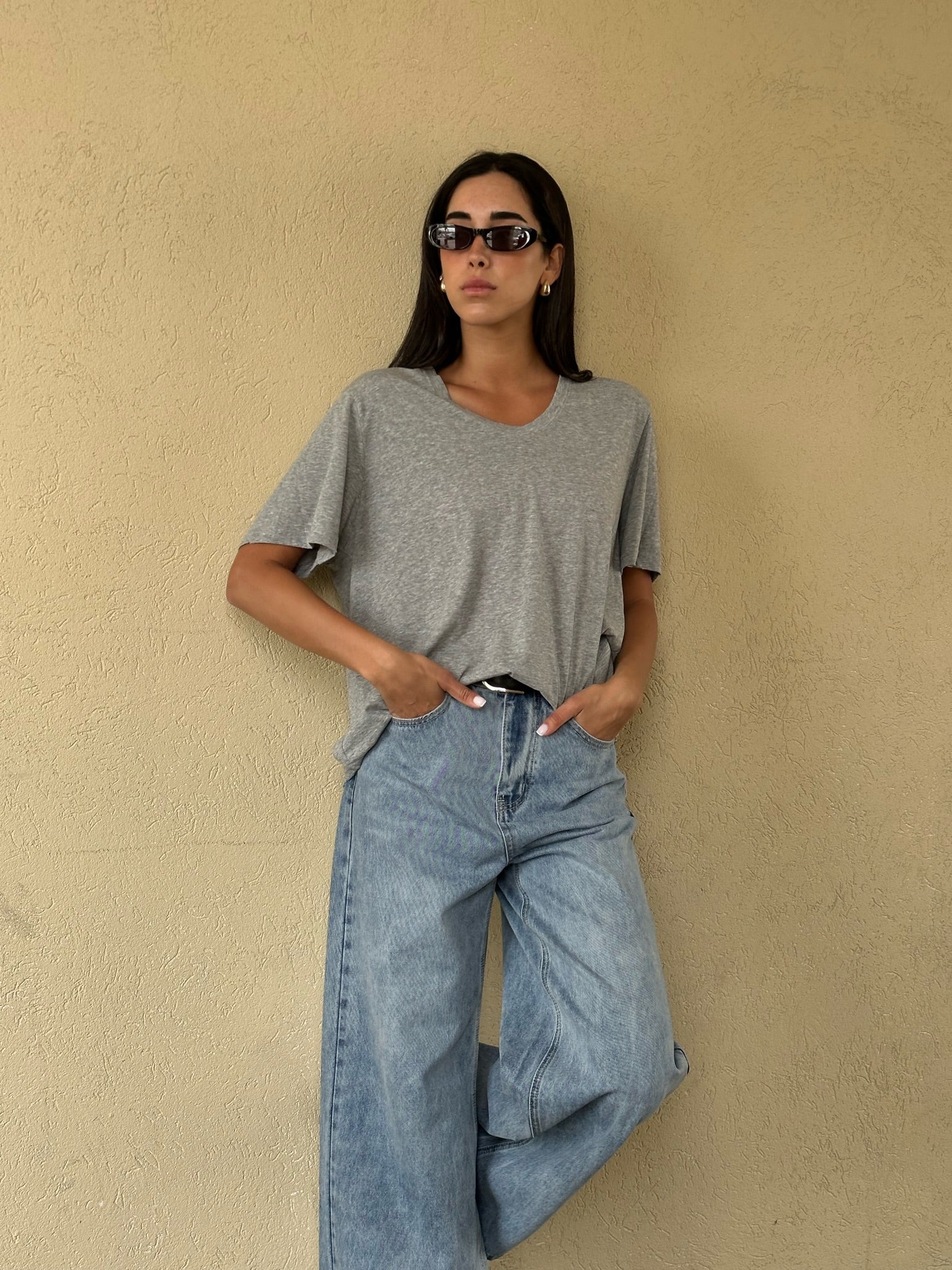 חולצת לים אפור