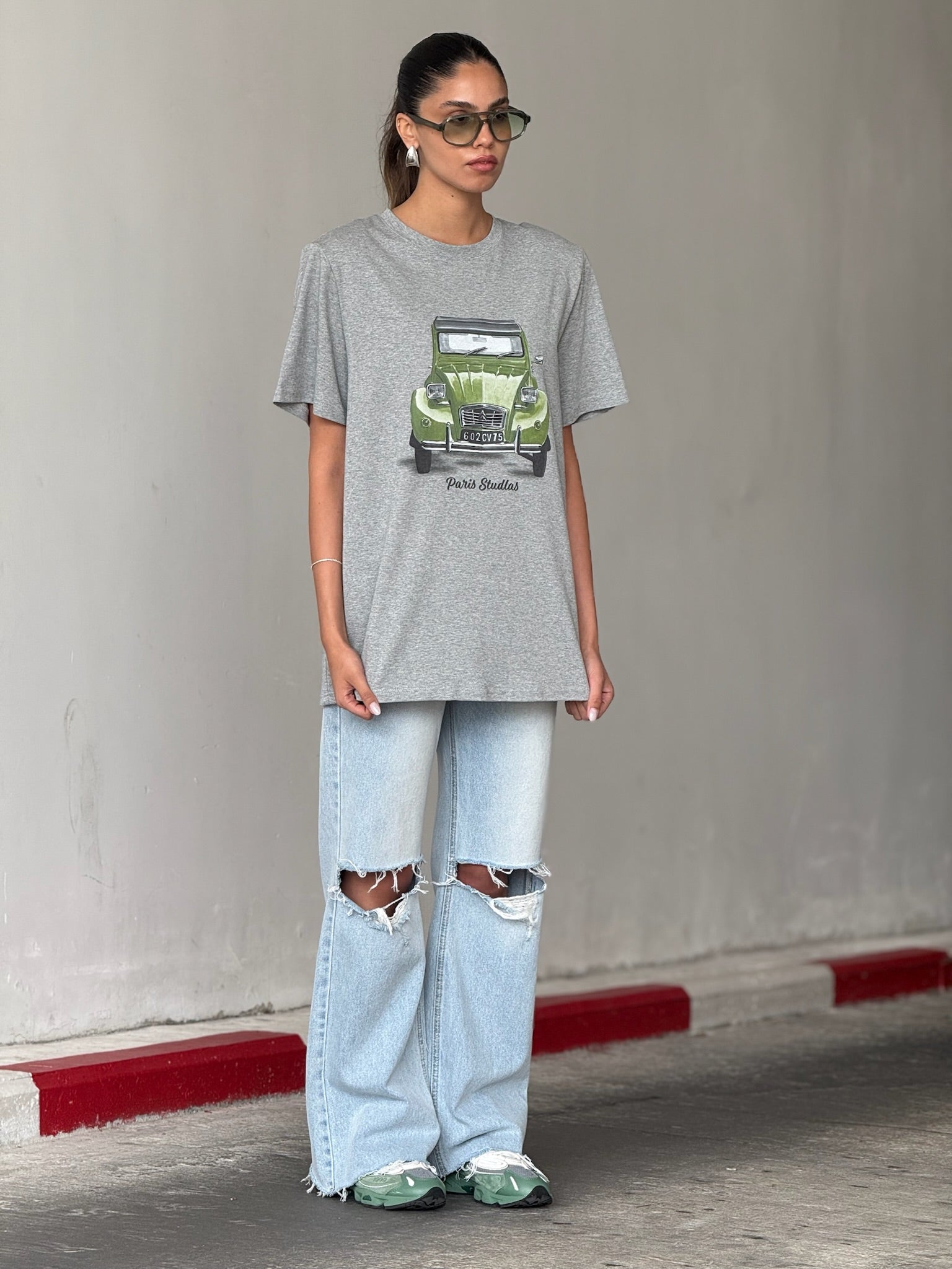 חולצת שנית אפור