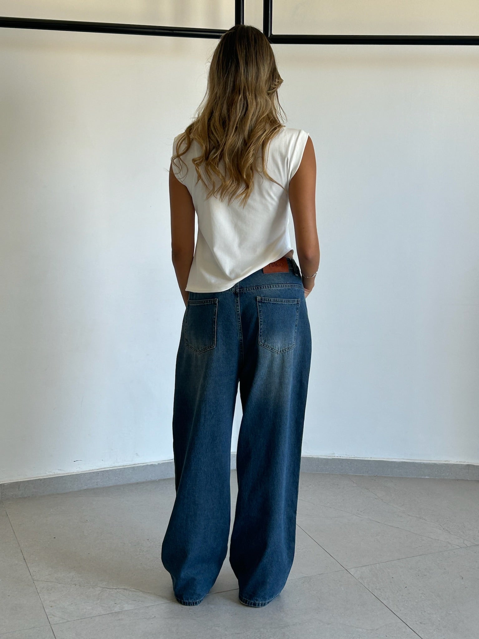 מכנס ג׳ינס רויאל אבנים