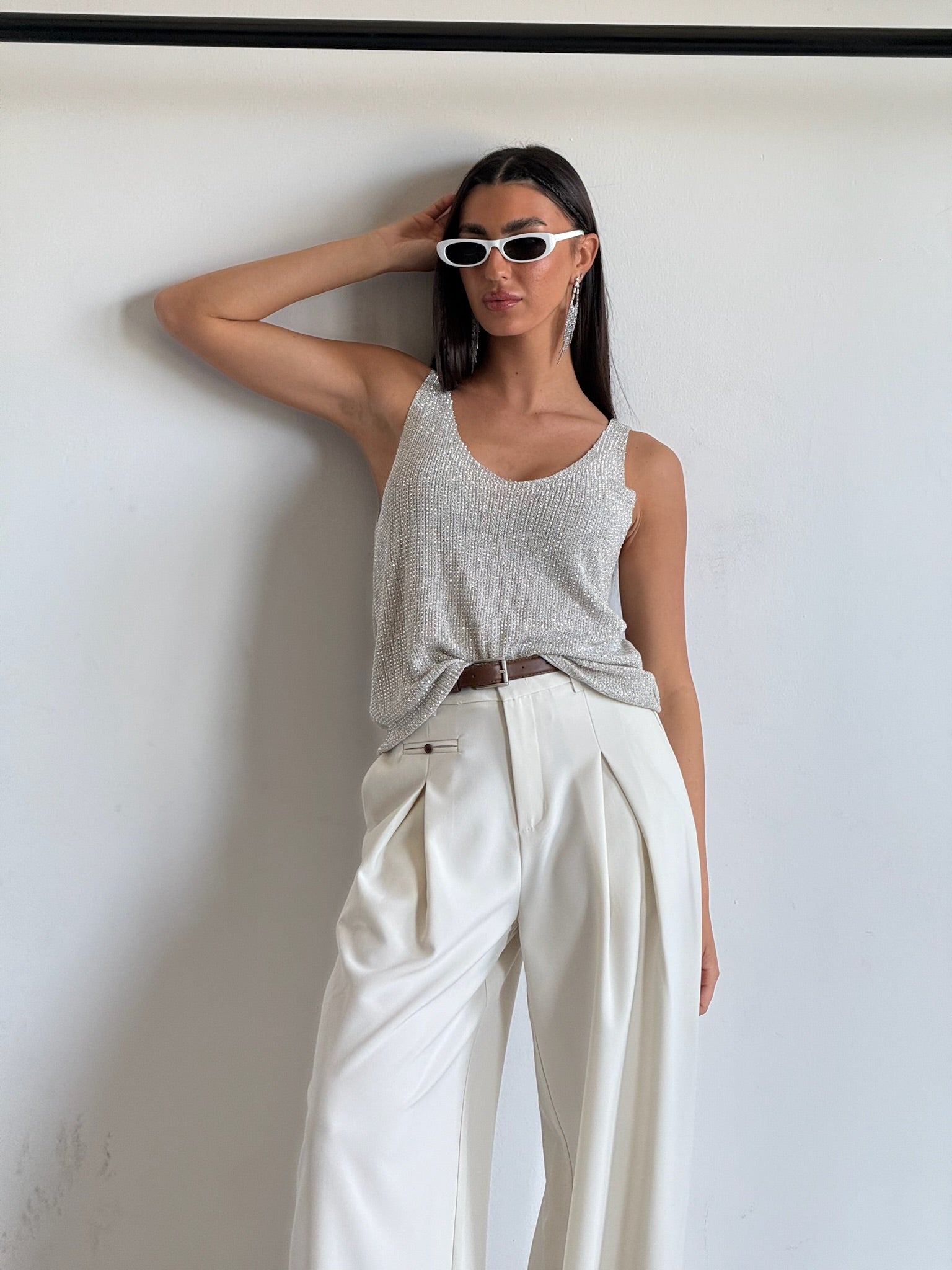 גופיית לני כסף