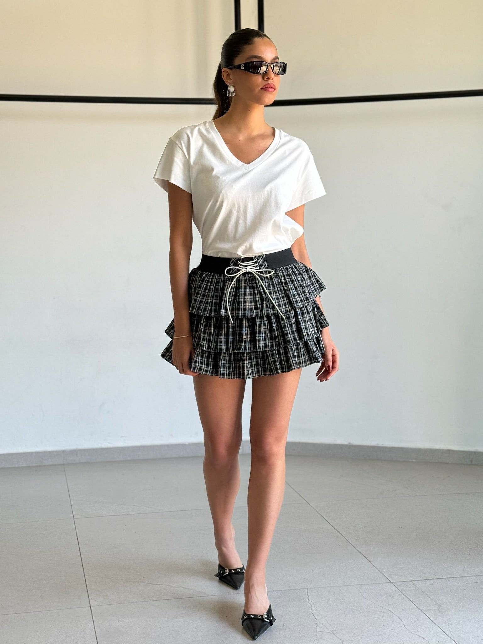 חצאית שייה שחור