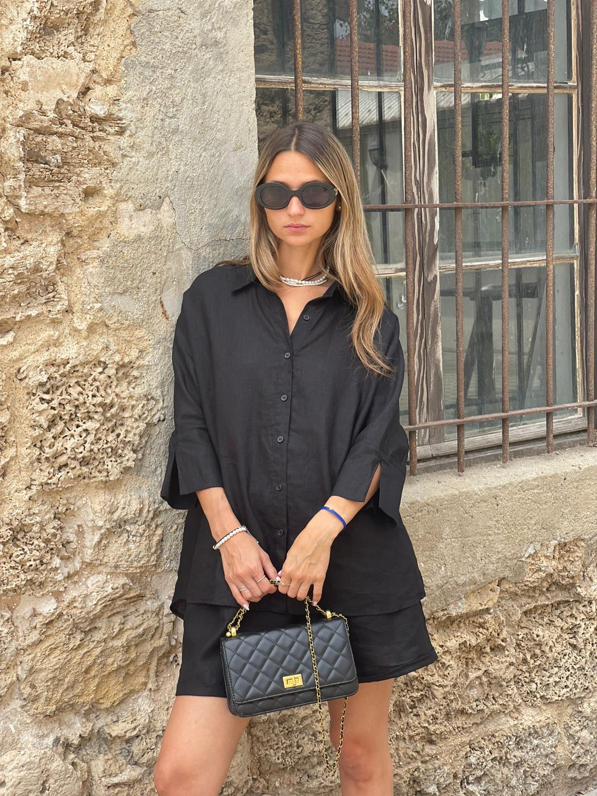 חליפת ריאן פשתן