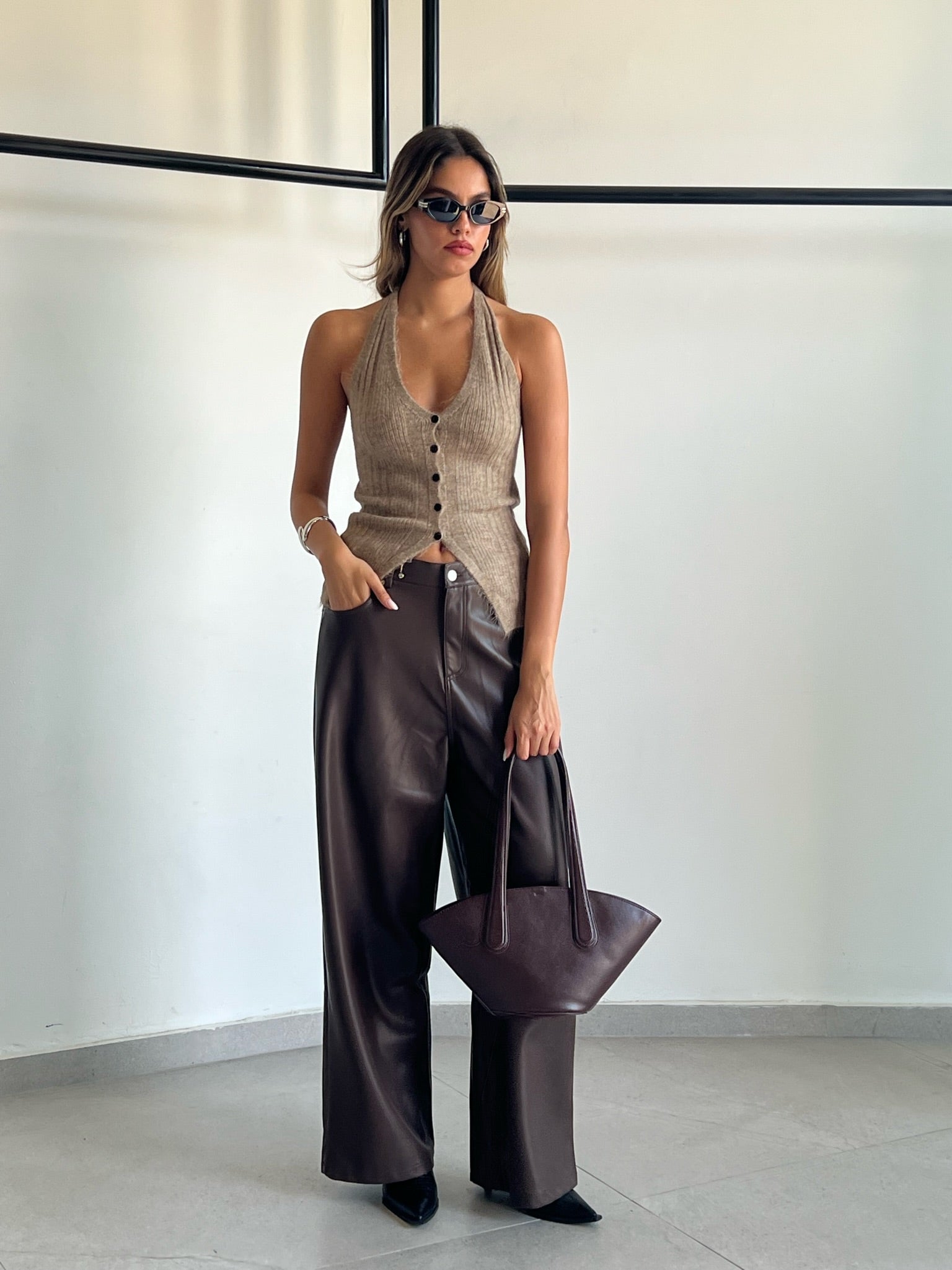 גופיית סריג קולר תאי בג